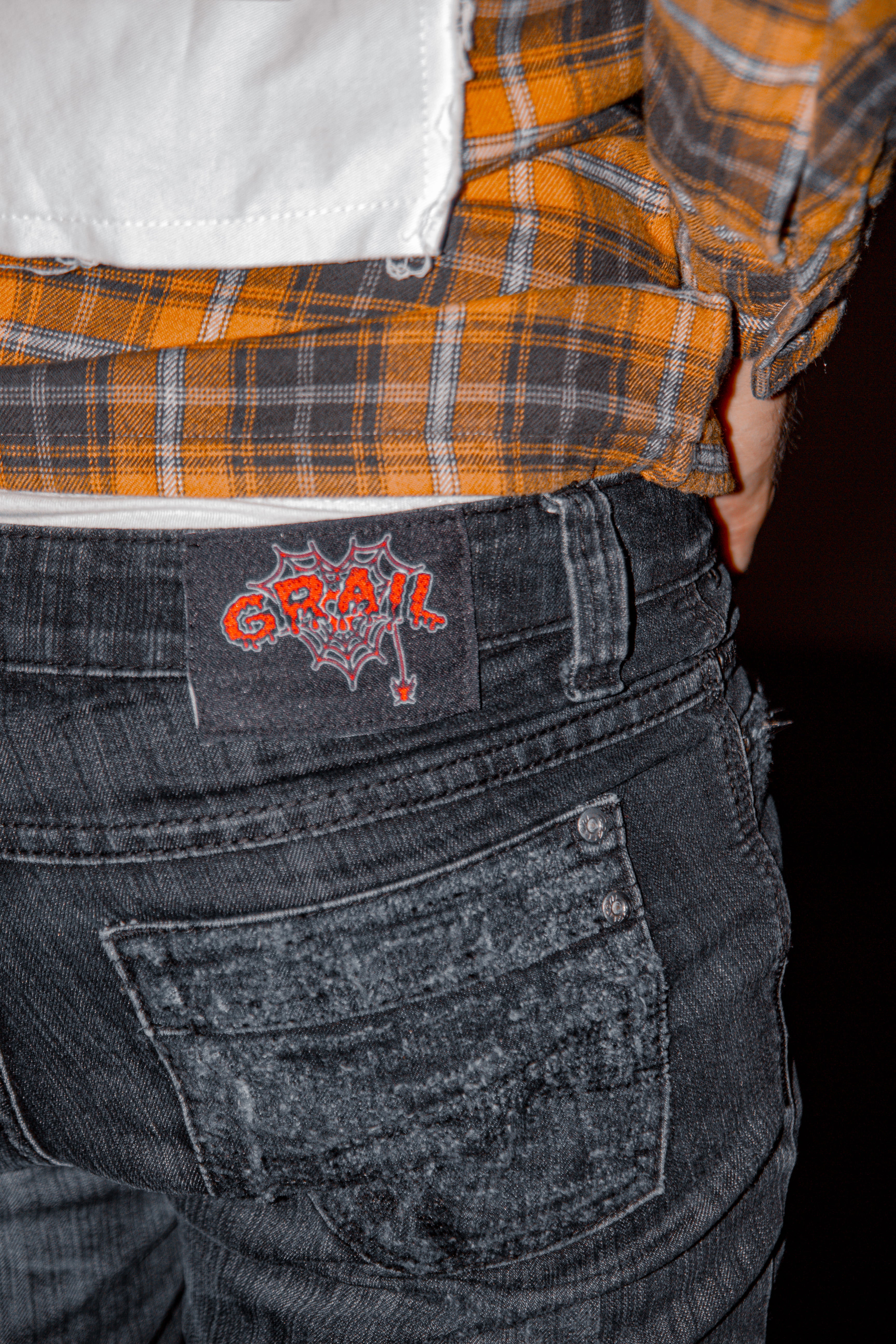 METAL BLACK REVERSE DENIM