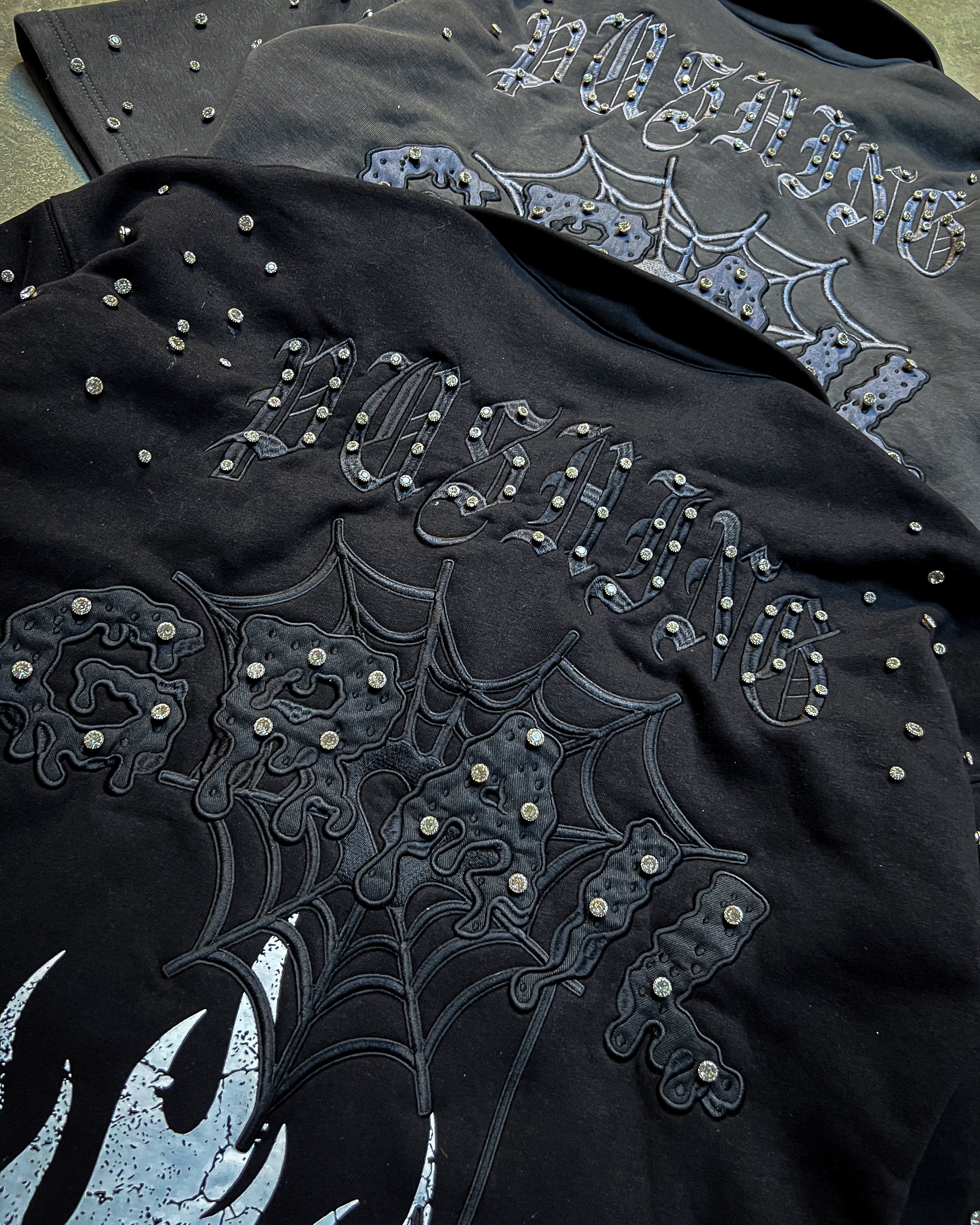 SHINE FLAME ZIP SHIRT ( BLACK EDITION )