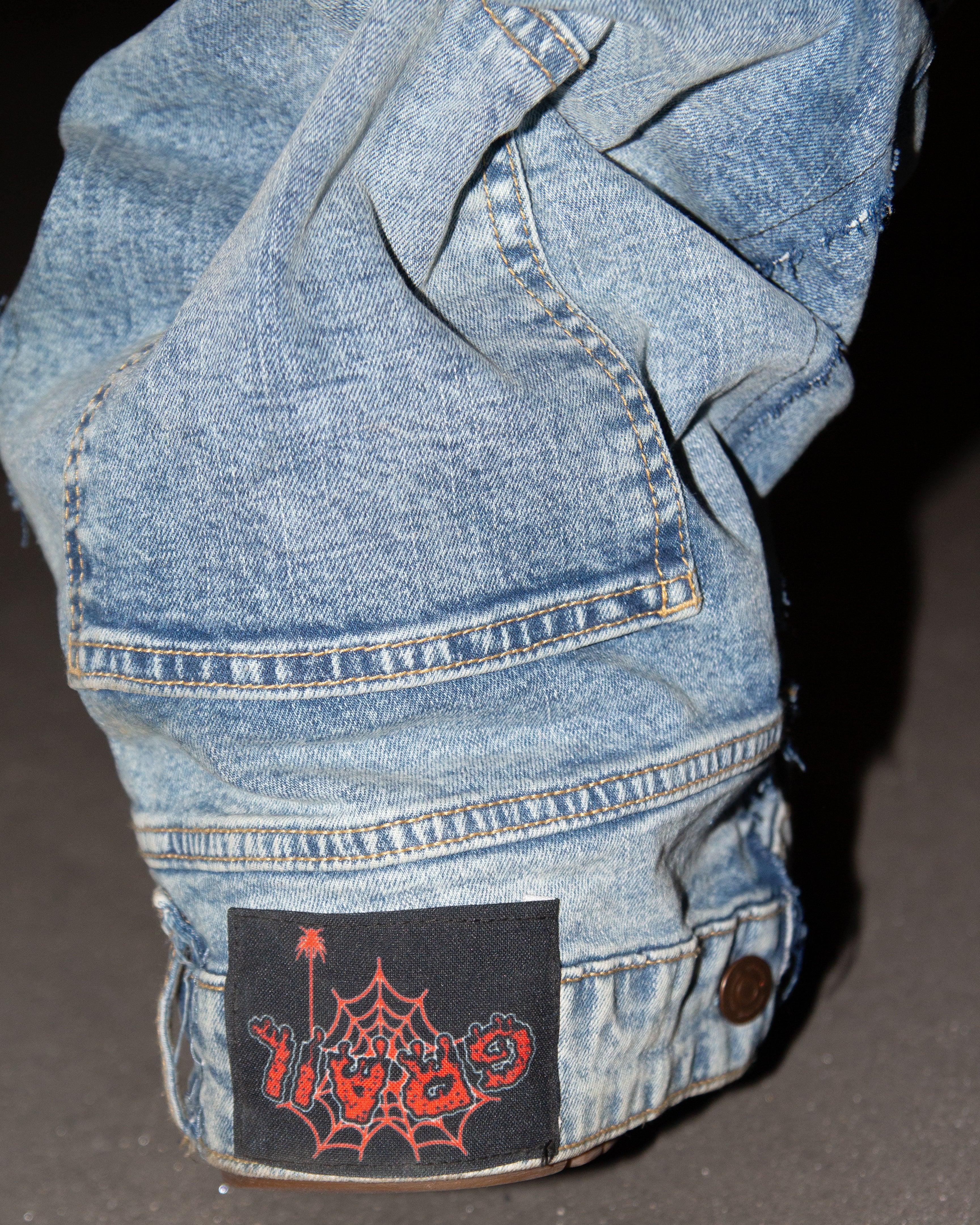 ACQUA MARINE SHINE REVERSE DENIM ( ULTRA FLARED EDITION )