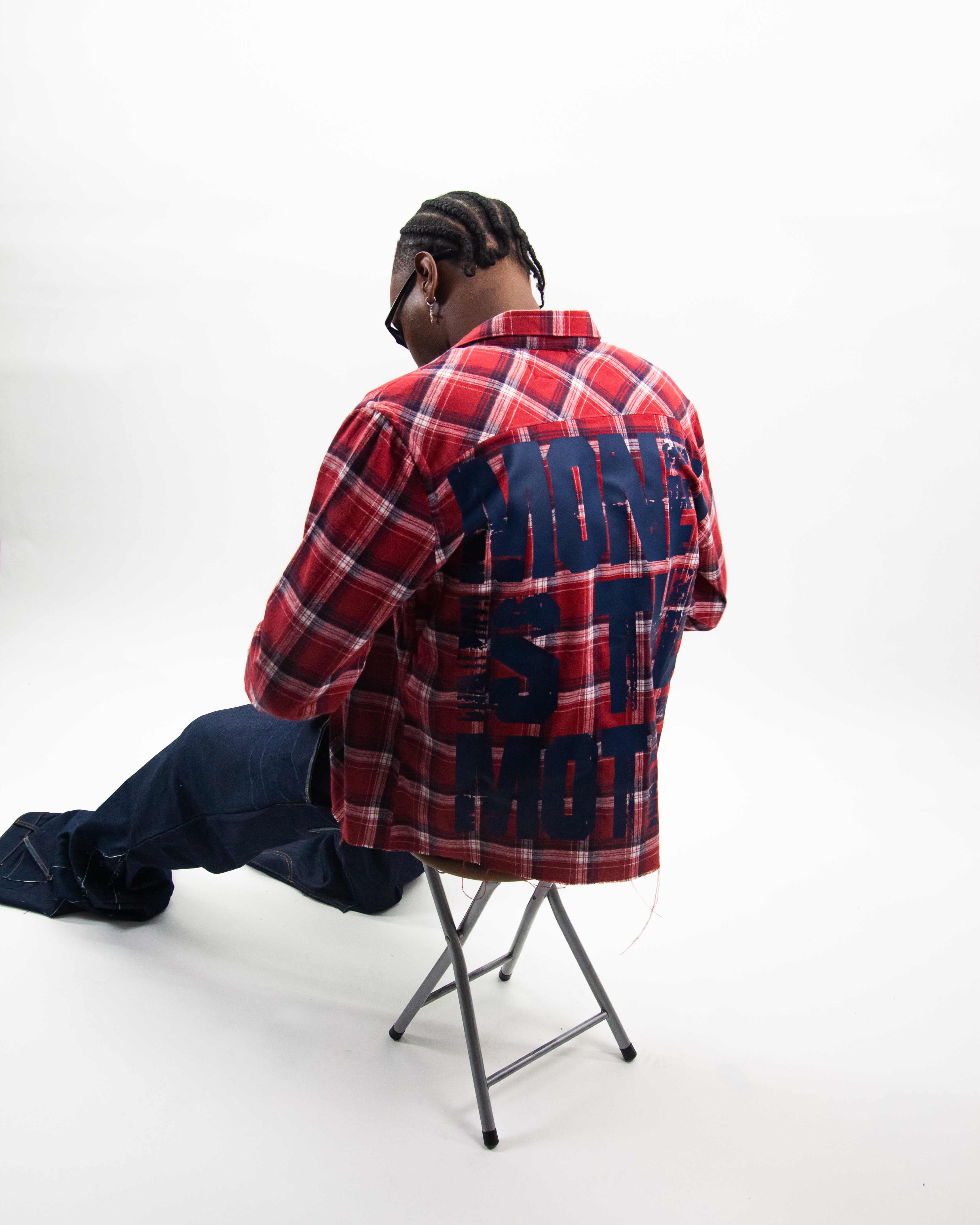 CHECKED FLANEL SHIRT " FLAME EDITION "