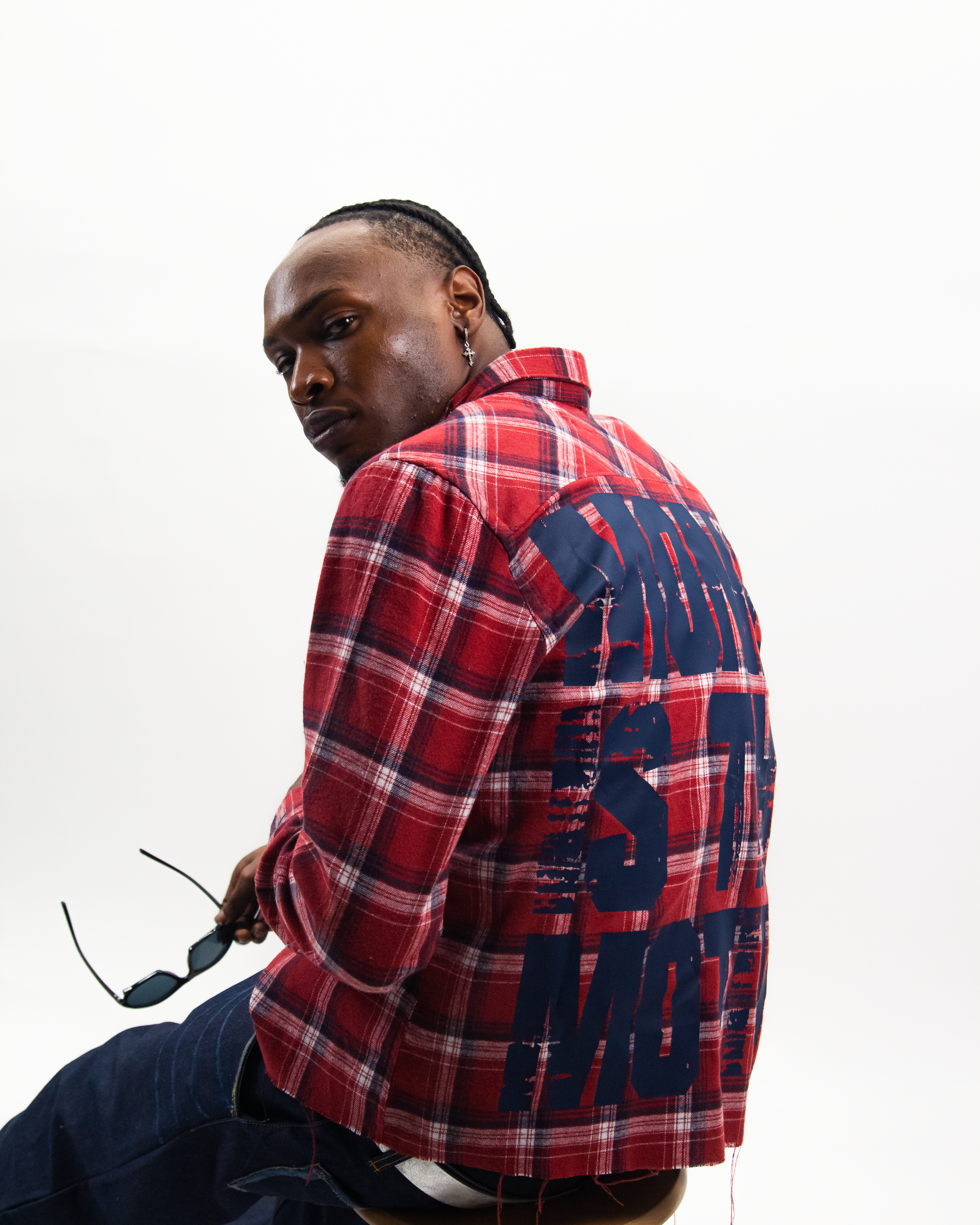 CHECKED FLANEL SHIRT " FLAME EDITION "