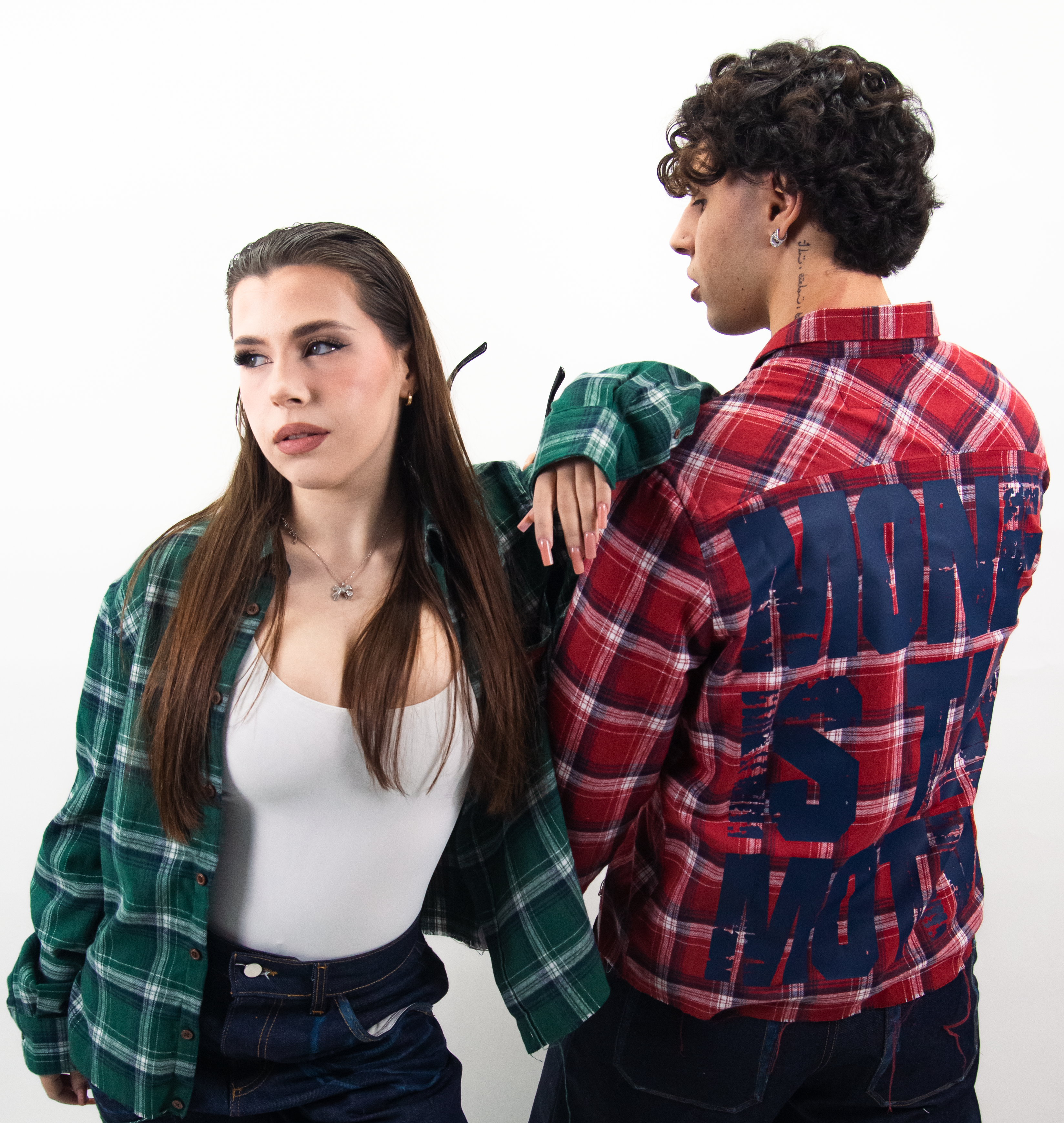 CHECKED FLANEL SHIRT " FLAME EDITION "