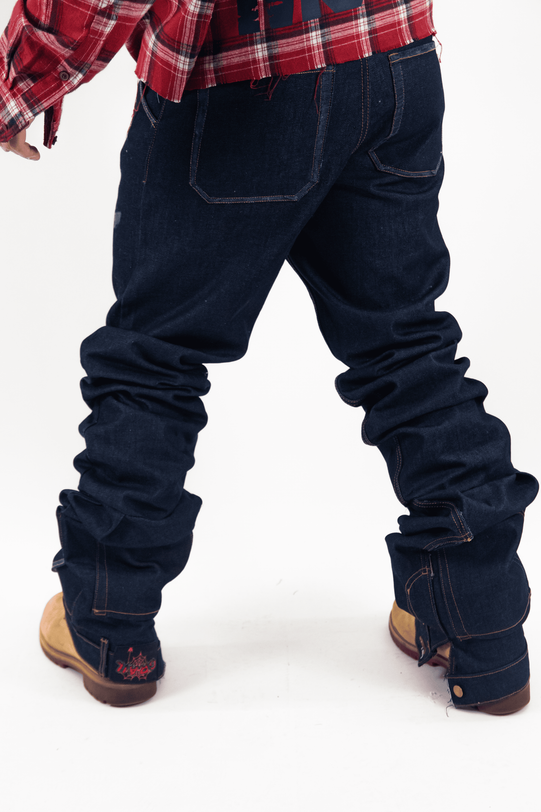 INDIGO RAW REVERSE DENIM " GHOST WRITING EDITION "