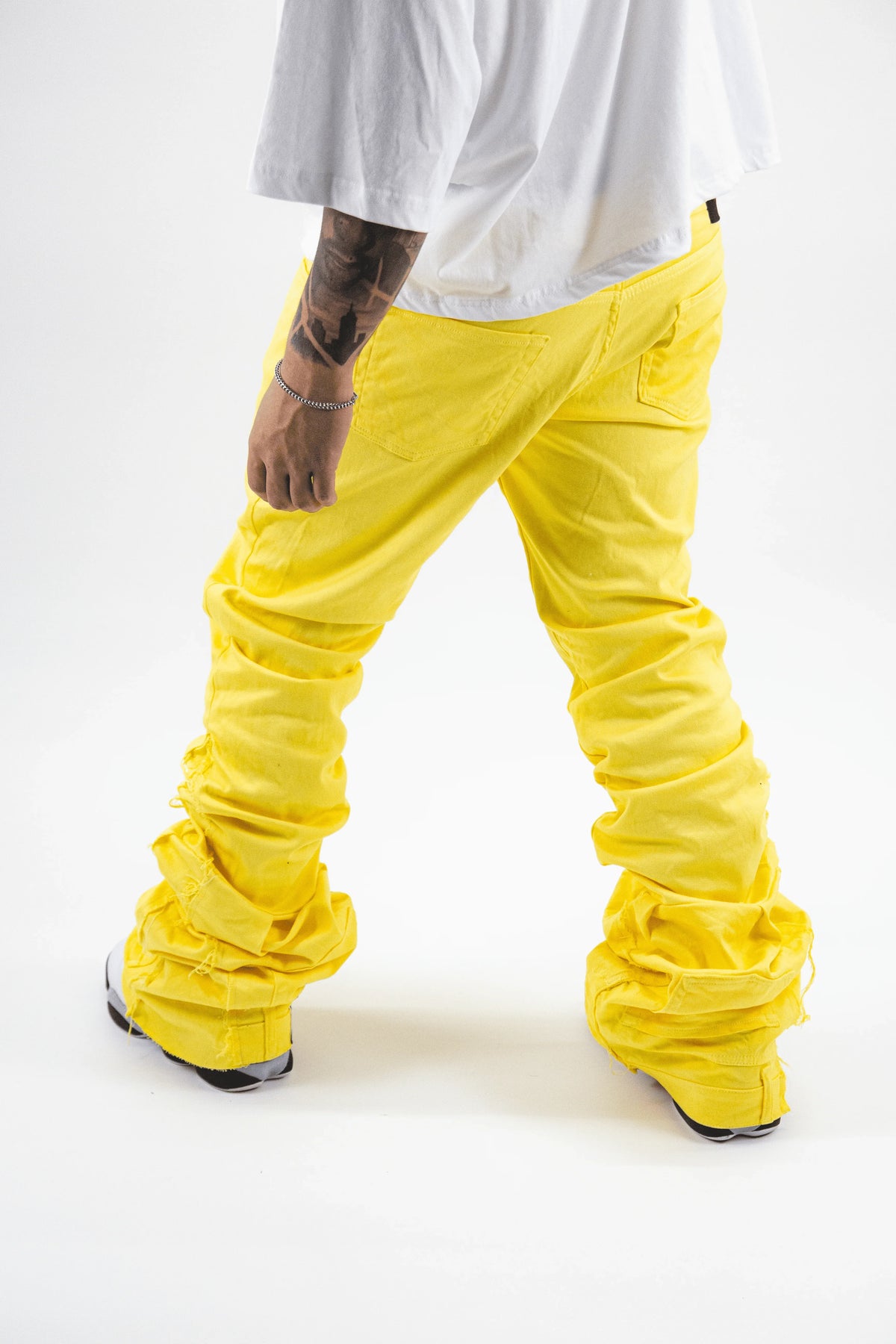 YELLOW STRIKE REVERSE DENIM ( ULTRA FLARED EDITION )