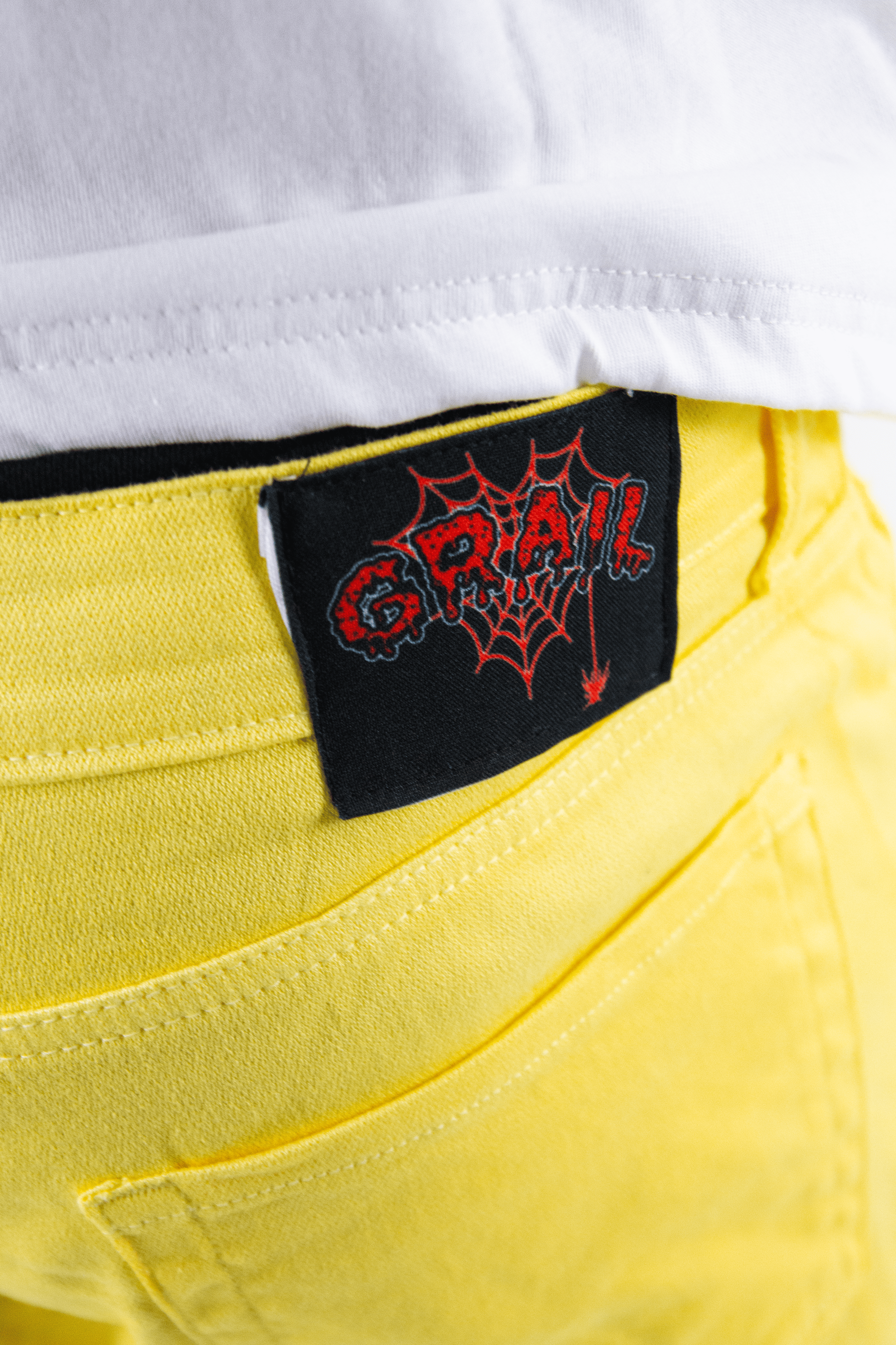 YELLOW STRIKE REVERSE DENIM ( ULTRA FLARED EDITION )
