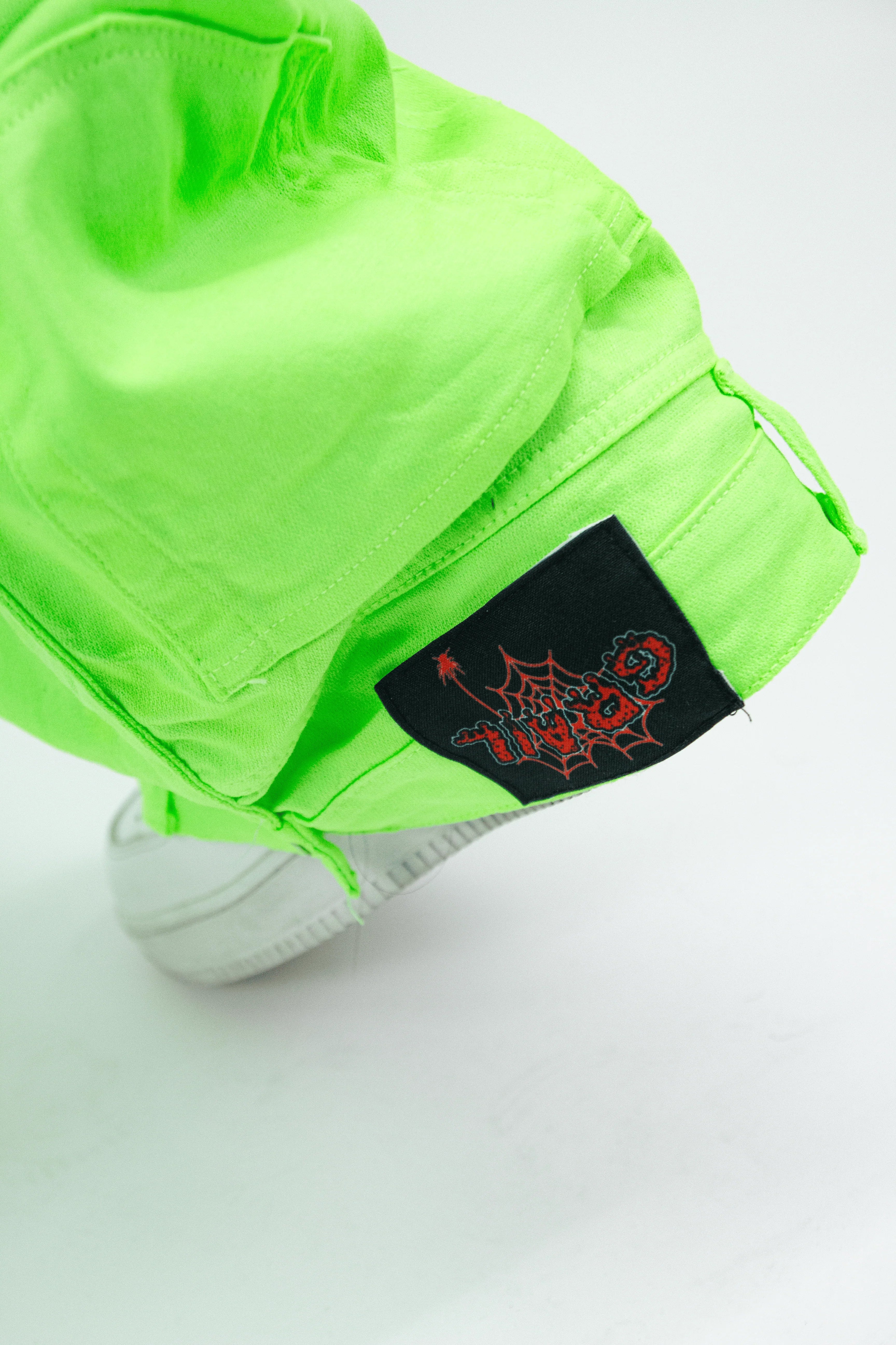 SLIMY GREEN REVERSE DENIM ( ULTRA FLARED EDITION )