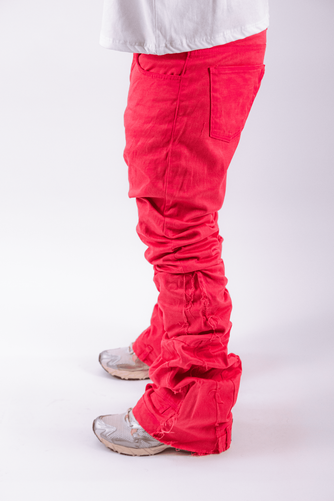 RED SALOMON REVERSE DENIM ( ULTRA FLARED EDITION )