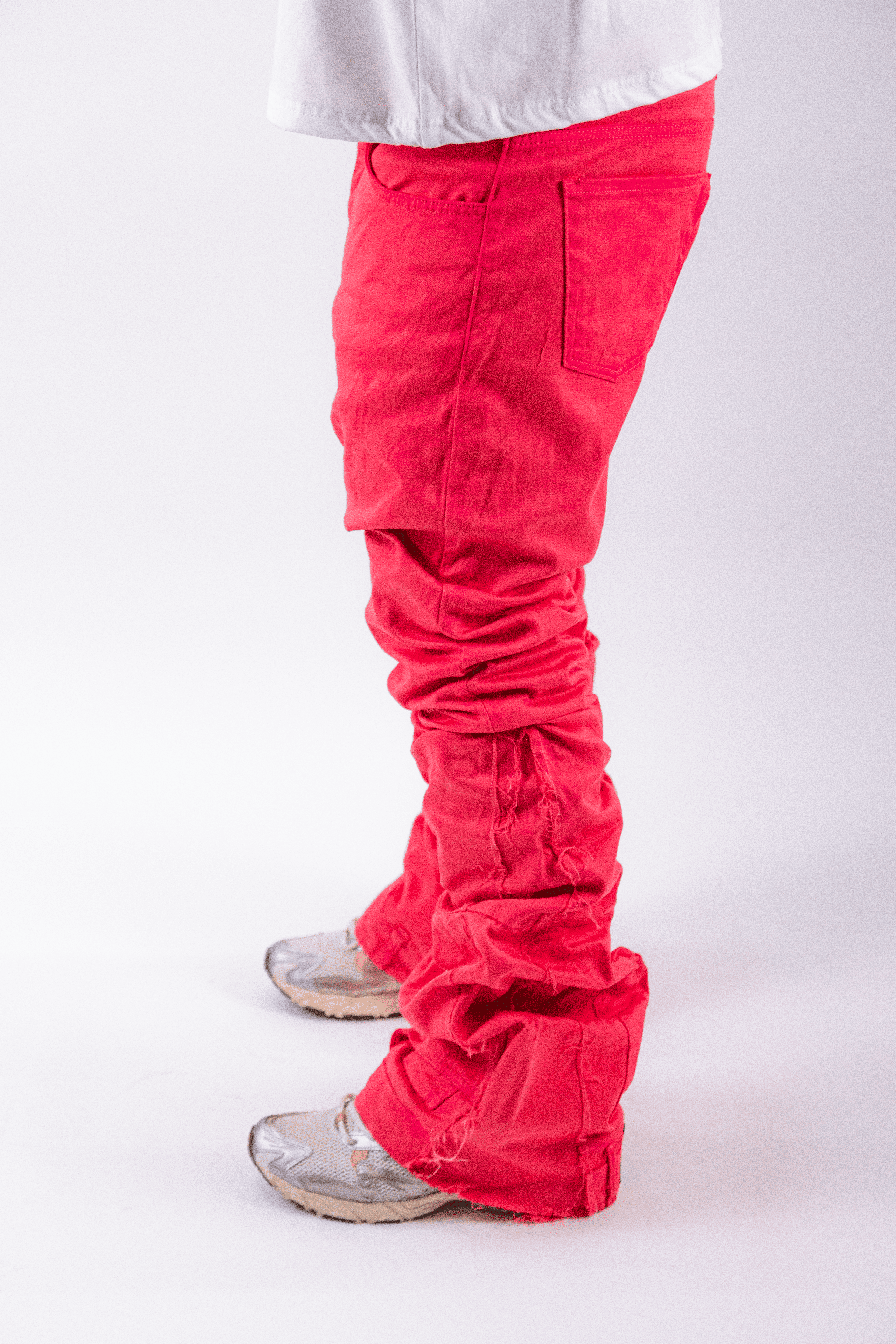RED SALOMON REVERSE DENIM ( ULTRA FLARED EDITION )