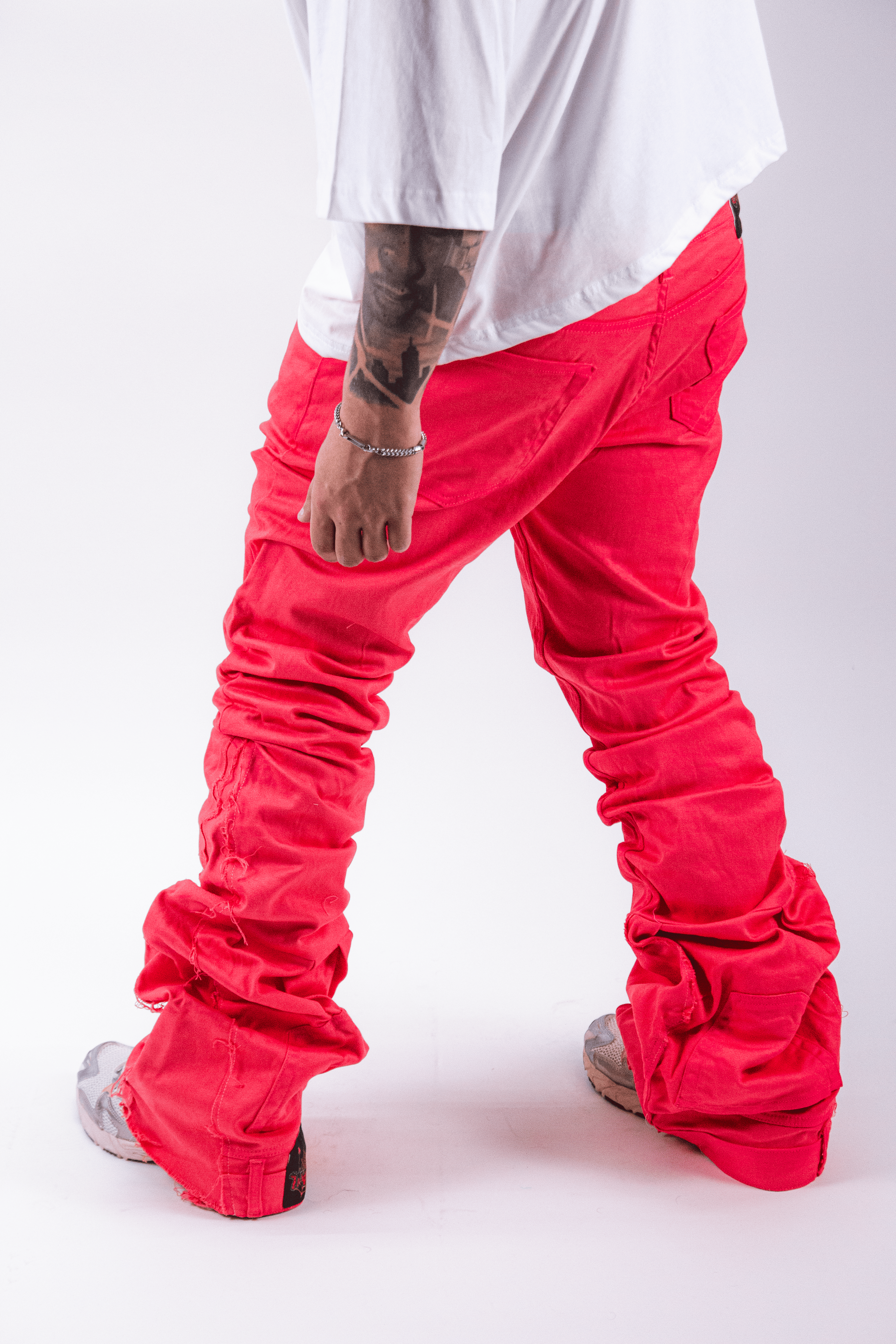 RED SALOMON REVERSE DENIM ( ULTRA FLARED EDITION )