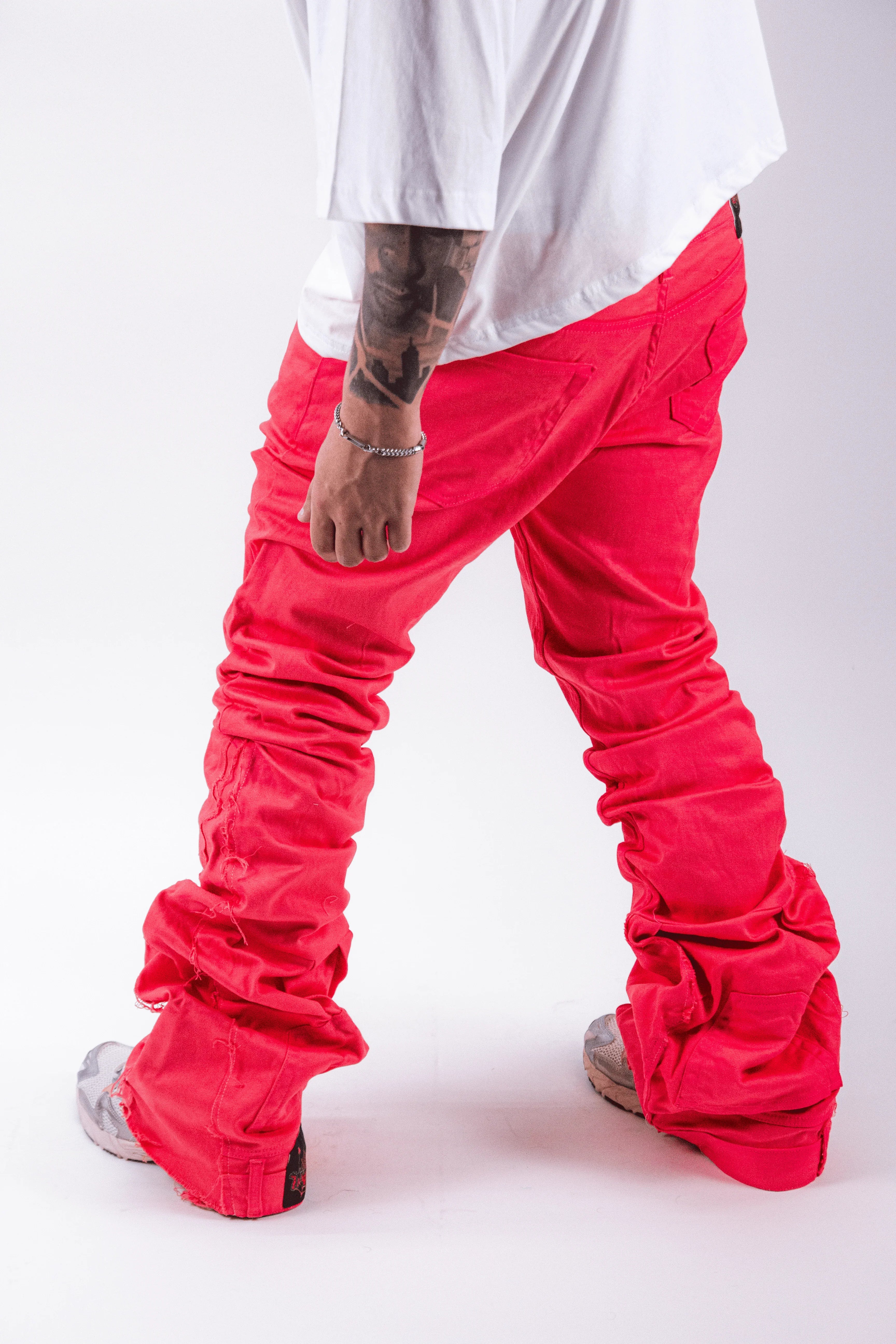 RED SALOMON REVERSE DENIM ( ULTRA FLARED EDITION )
