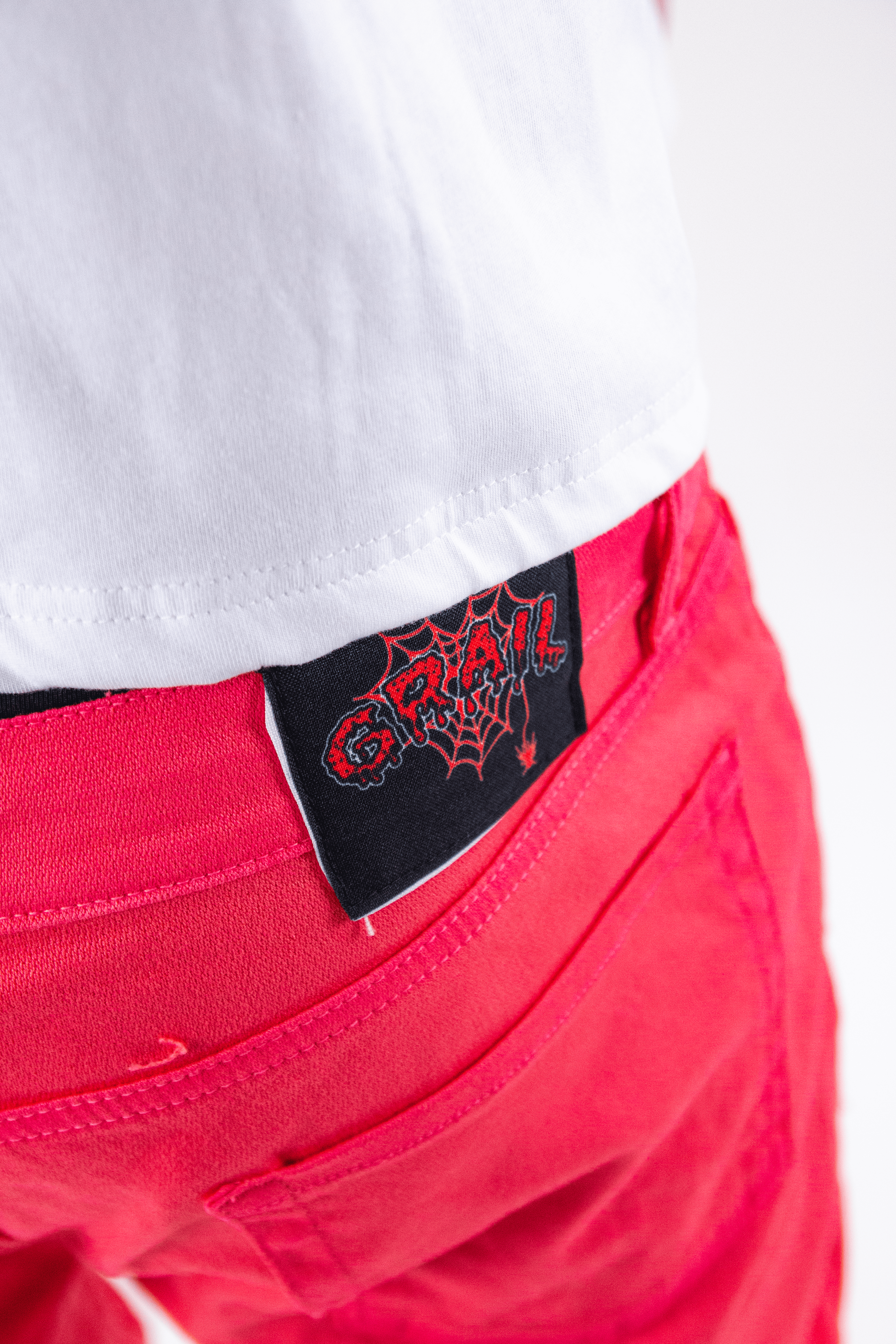 RED SALOMON REVERSE DENIM ( ULTRA FLARED EDITION )