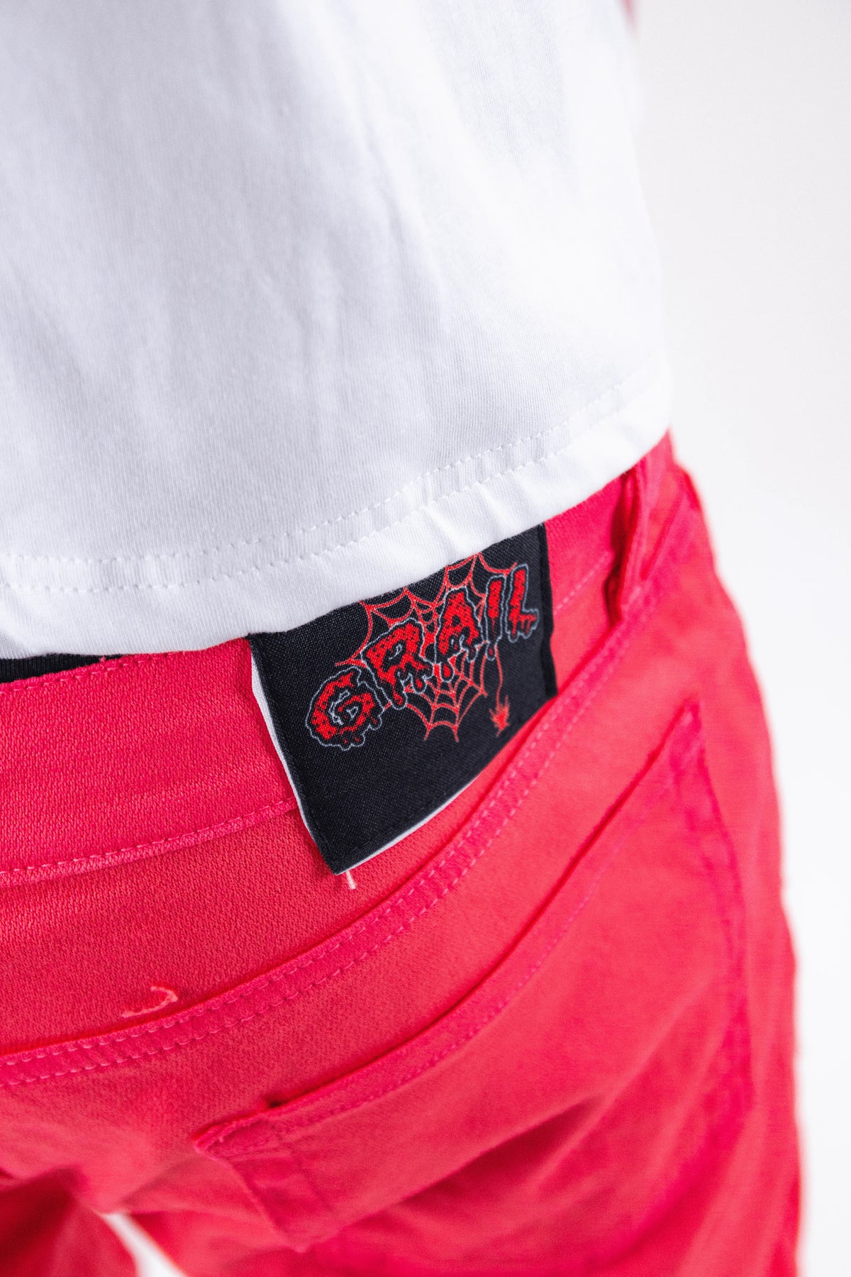 RED SALOMON REVERSE DENIM ( ULTRA FLARED EDITION )