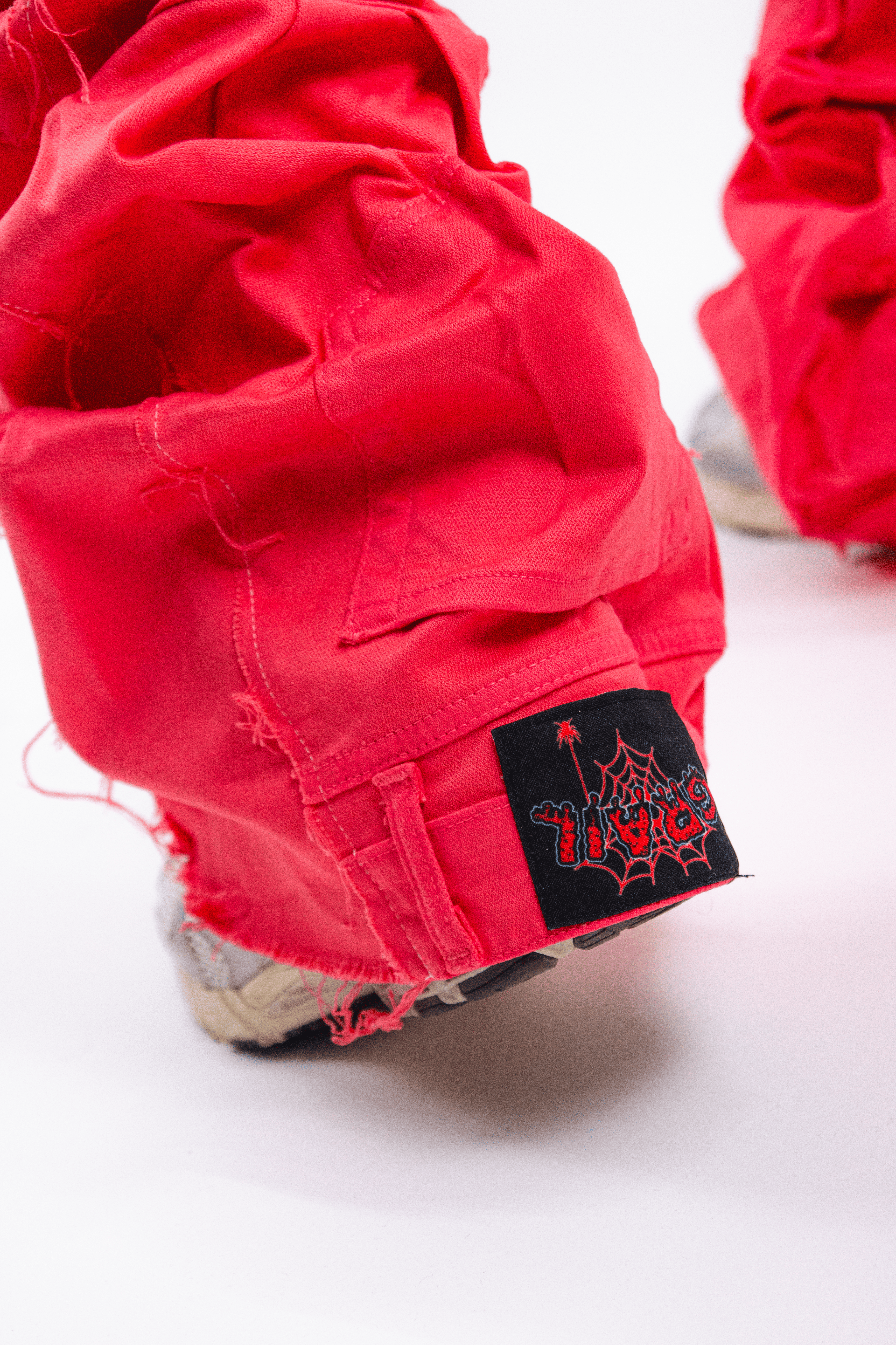 RED SALOMON REVERSE DENIM ( ULTRA FLARED EDITION )