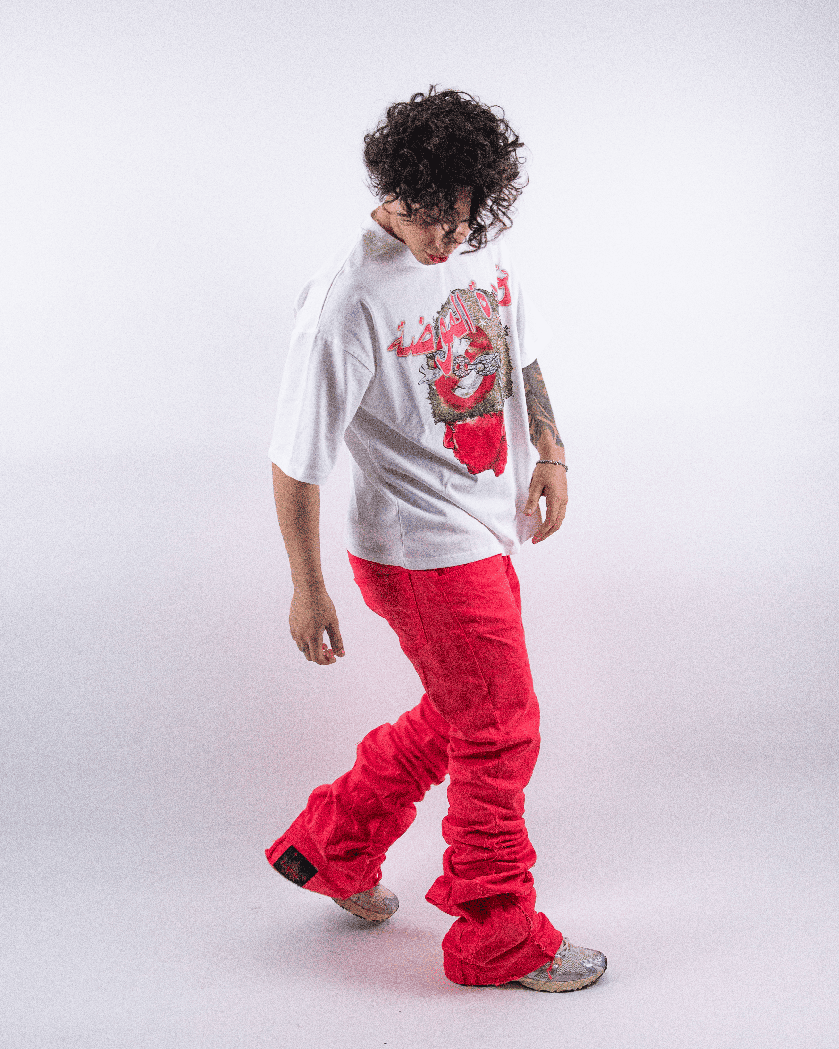 RED SALOMON REVERSE DENIM ( ULTRA FLARED EDITION )