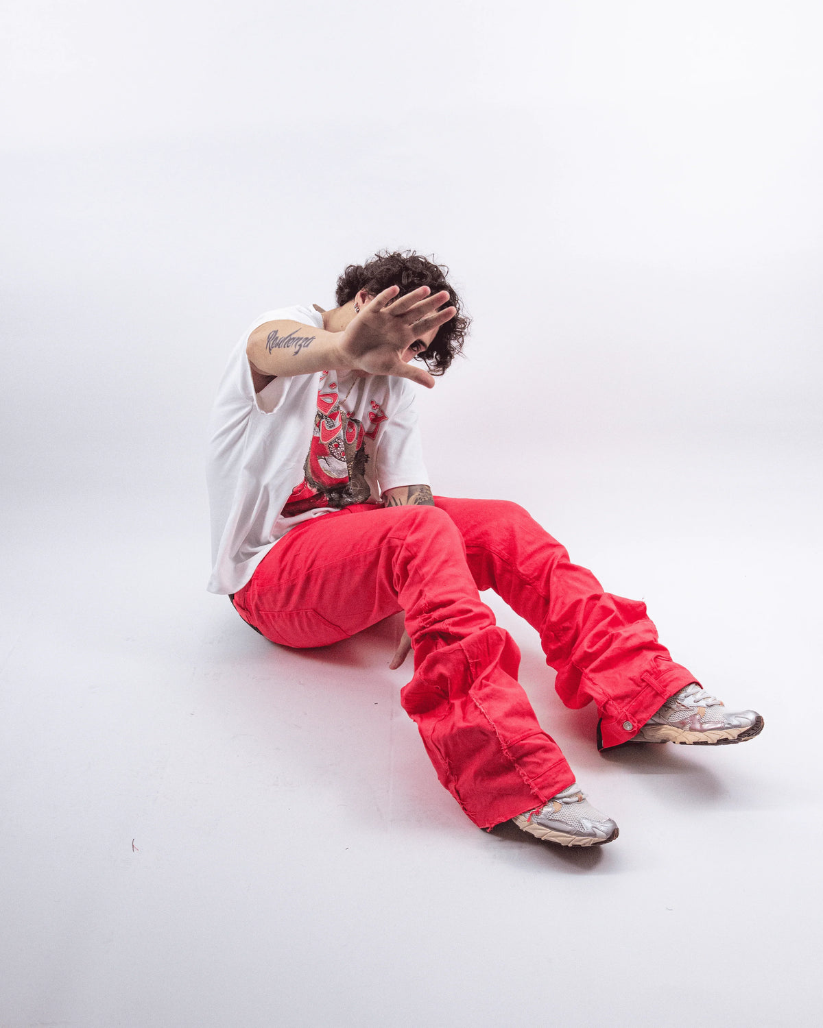 RED SALOMON REVERSE DENIM ( ULTRA FLARED EDITION )