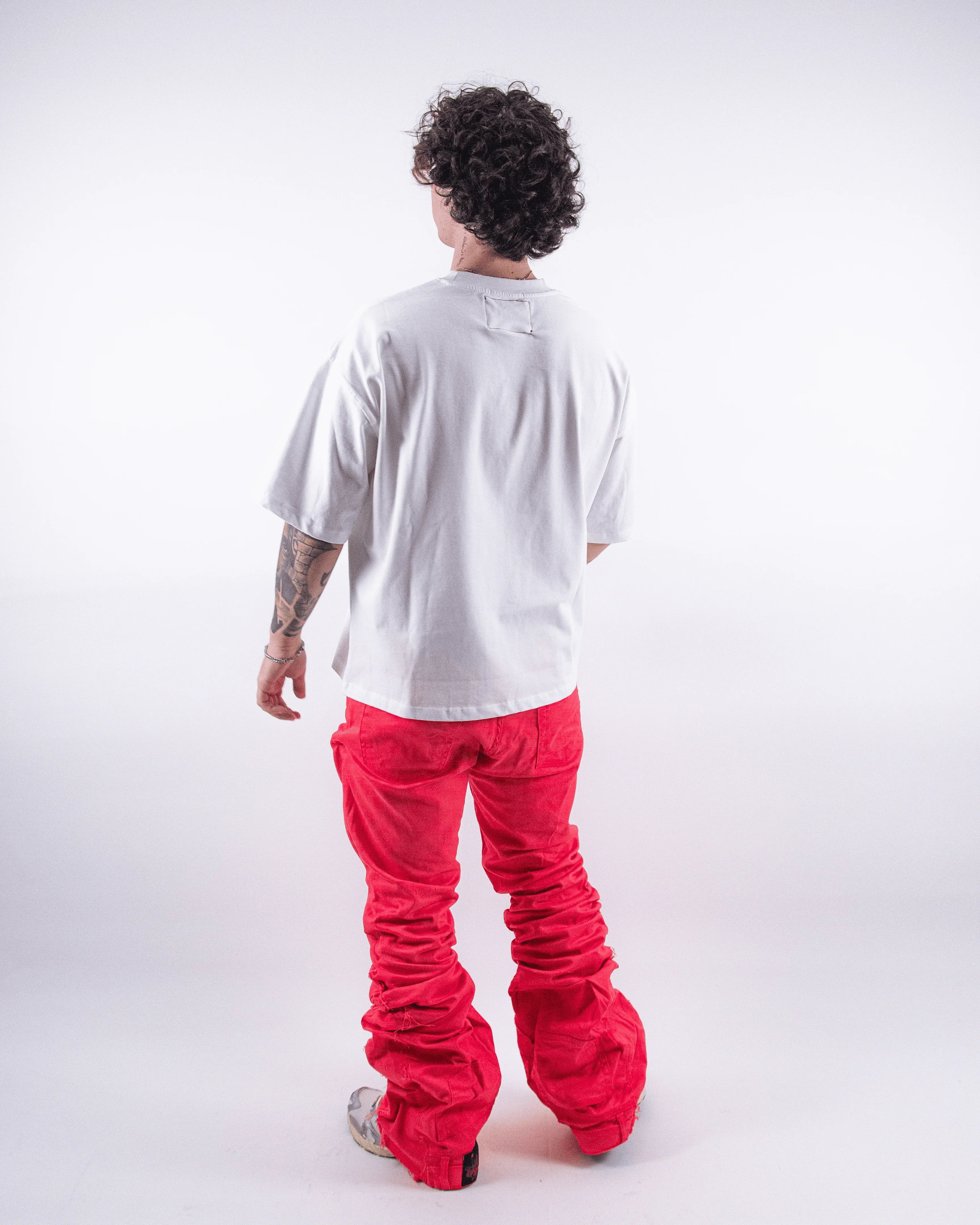 RED SALOMON REVERSE DENIM ( ULTRA FLARED EDITION )