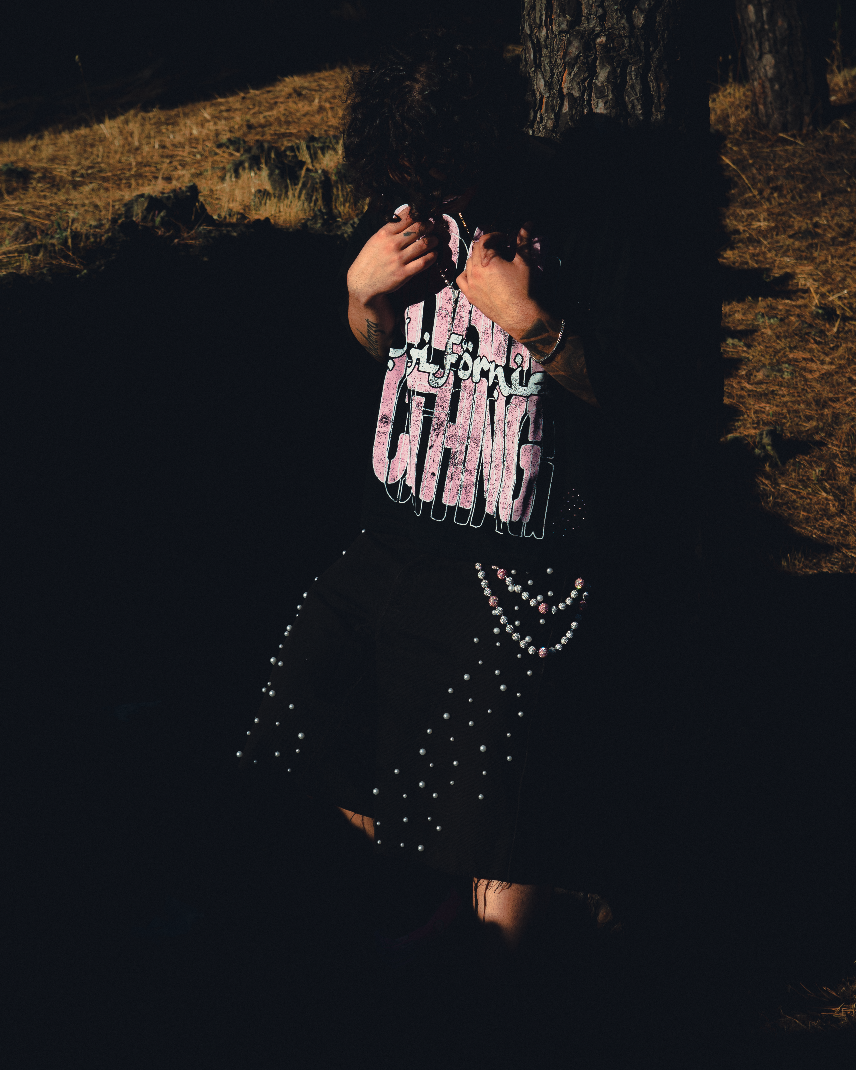 OBSIDIAN BLACK PEARL JORTS