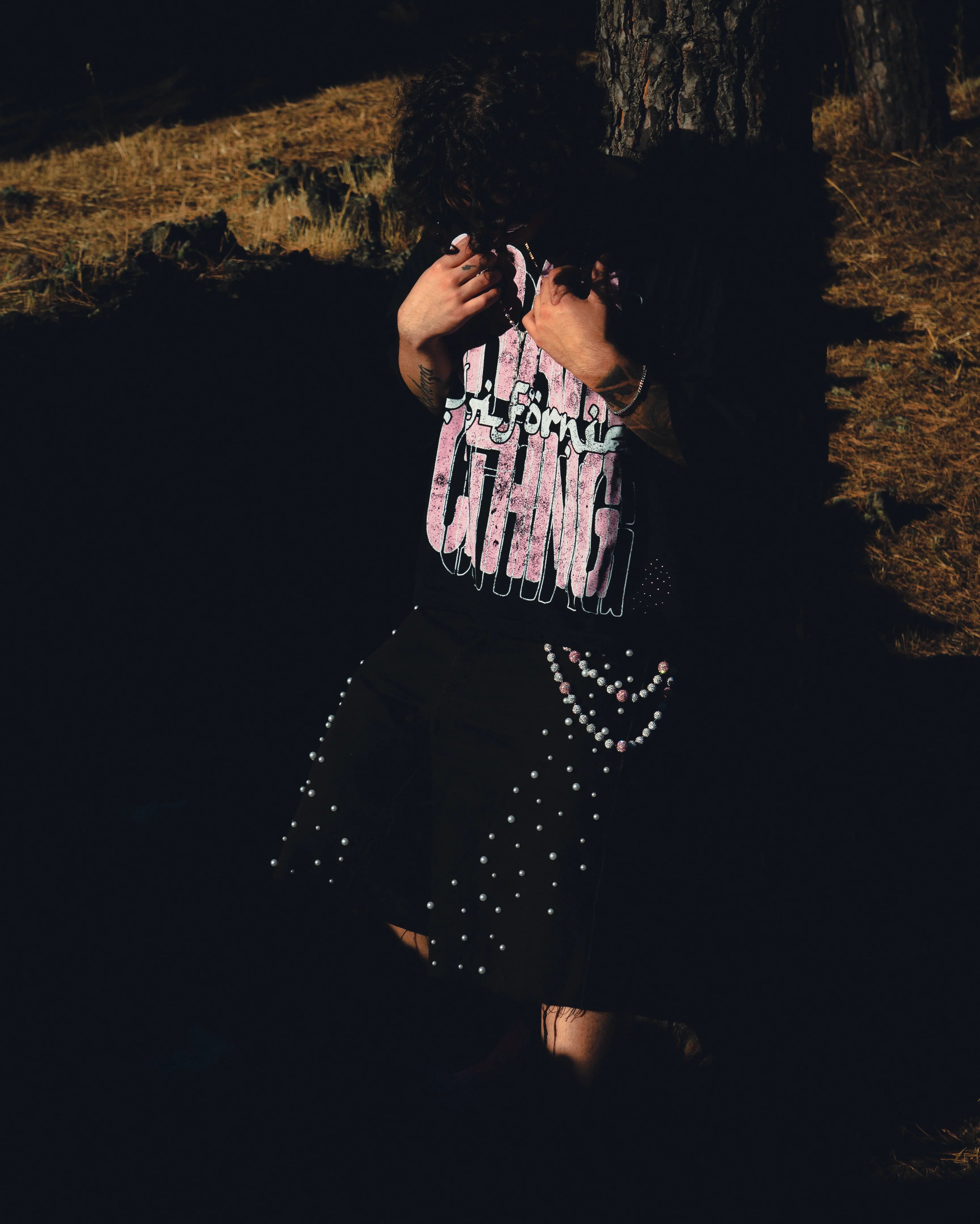 OBSIDIAN BLACK PEARL JORTS