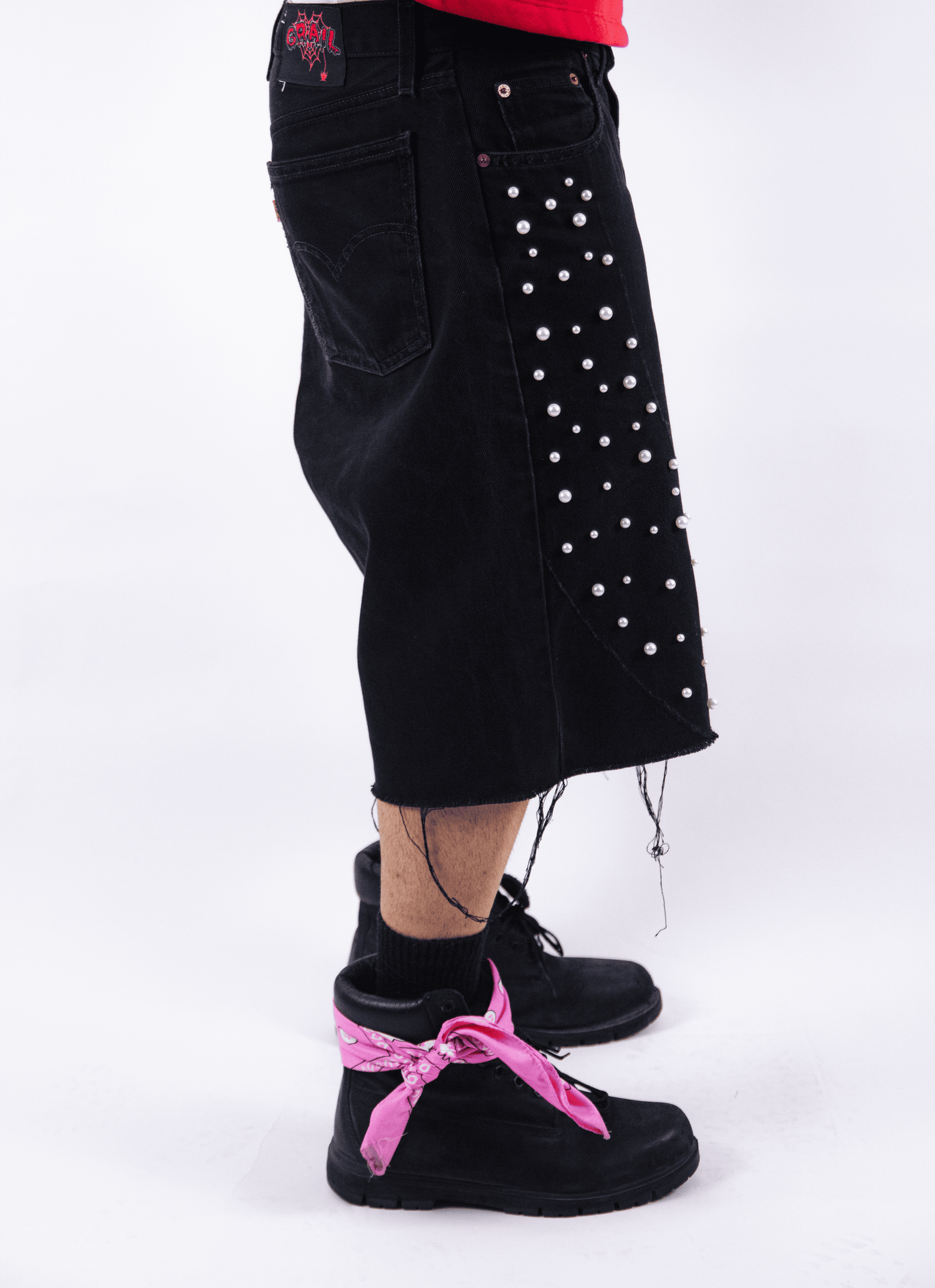 OBSIDIAN BLACK PEARL JORTS