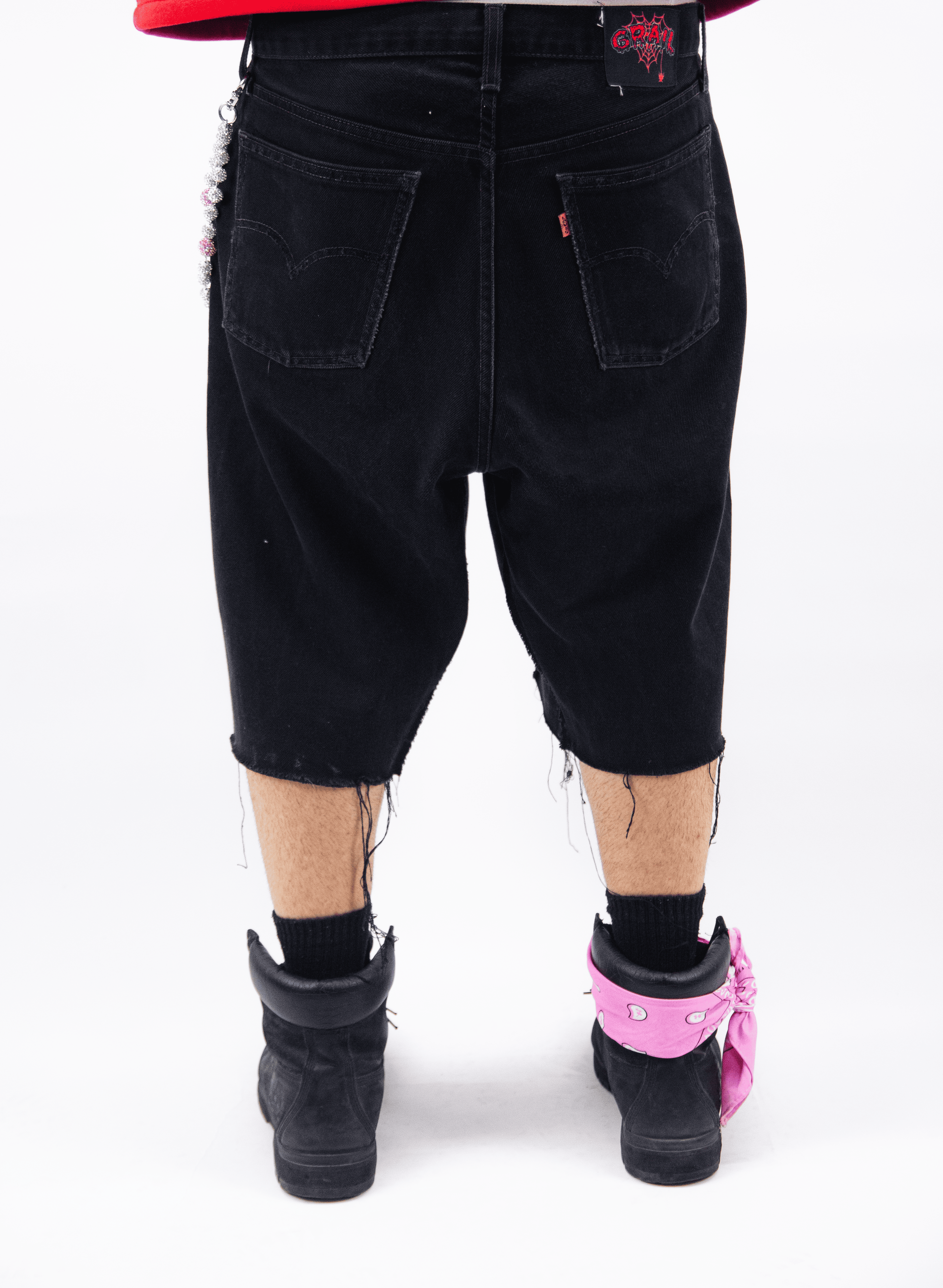 OBSIDIAN BLACK PEARL JORTS