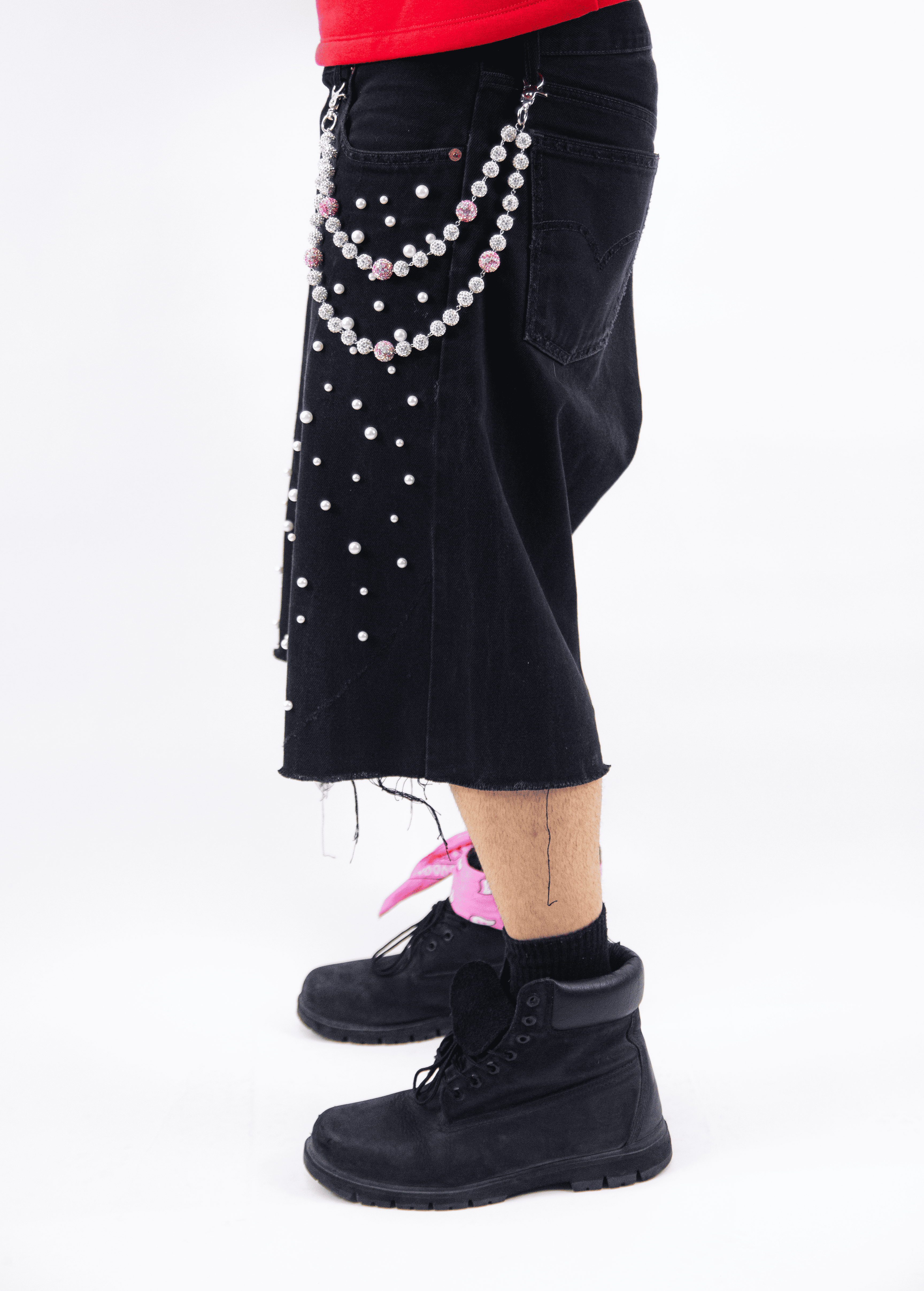 OBSIDIAN BLACK PEARL JORTS