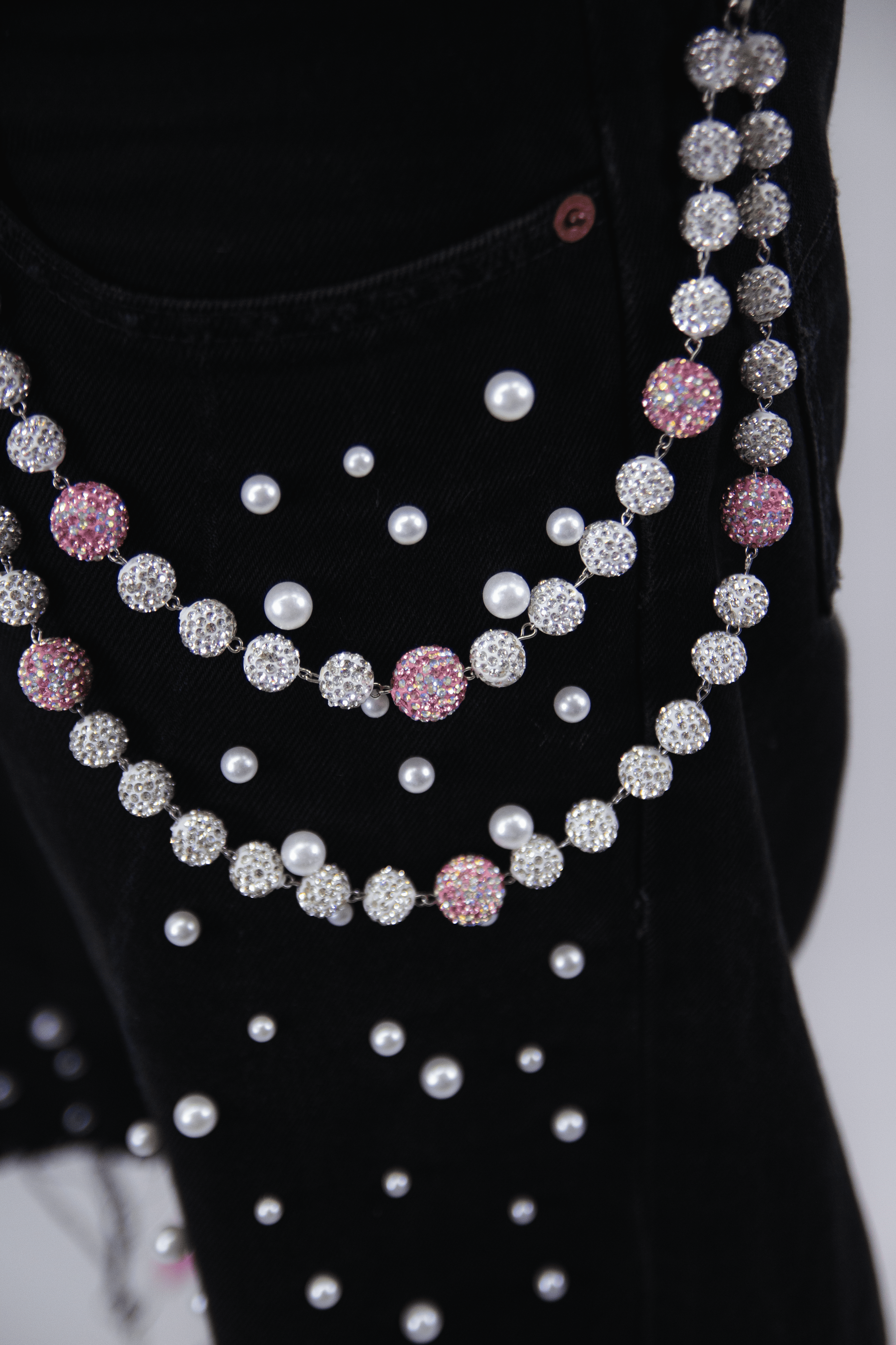 OBSIDIAN BLACK PEARL JORTS
