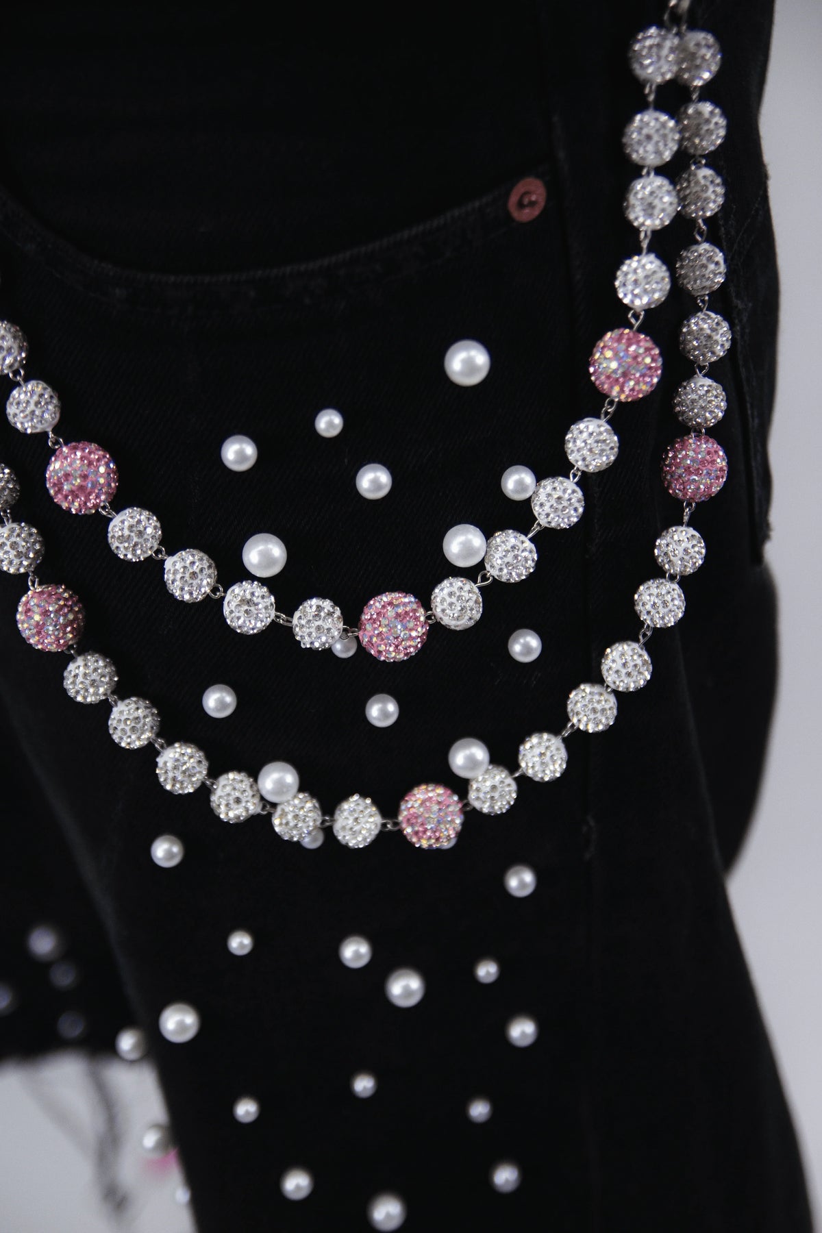 OBSIDIAN BLACK PEARL JORTS