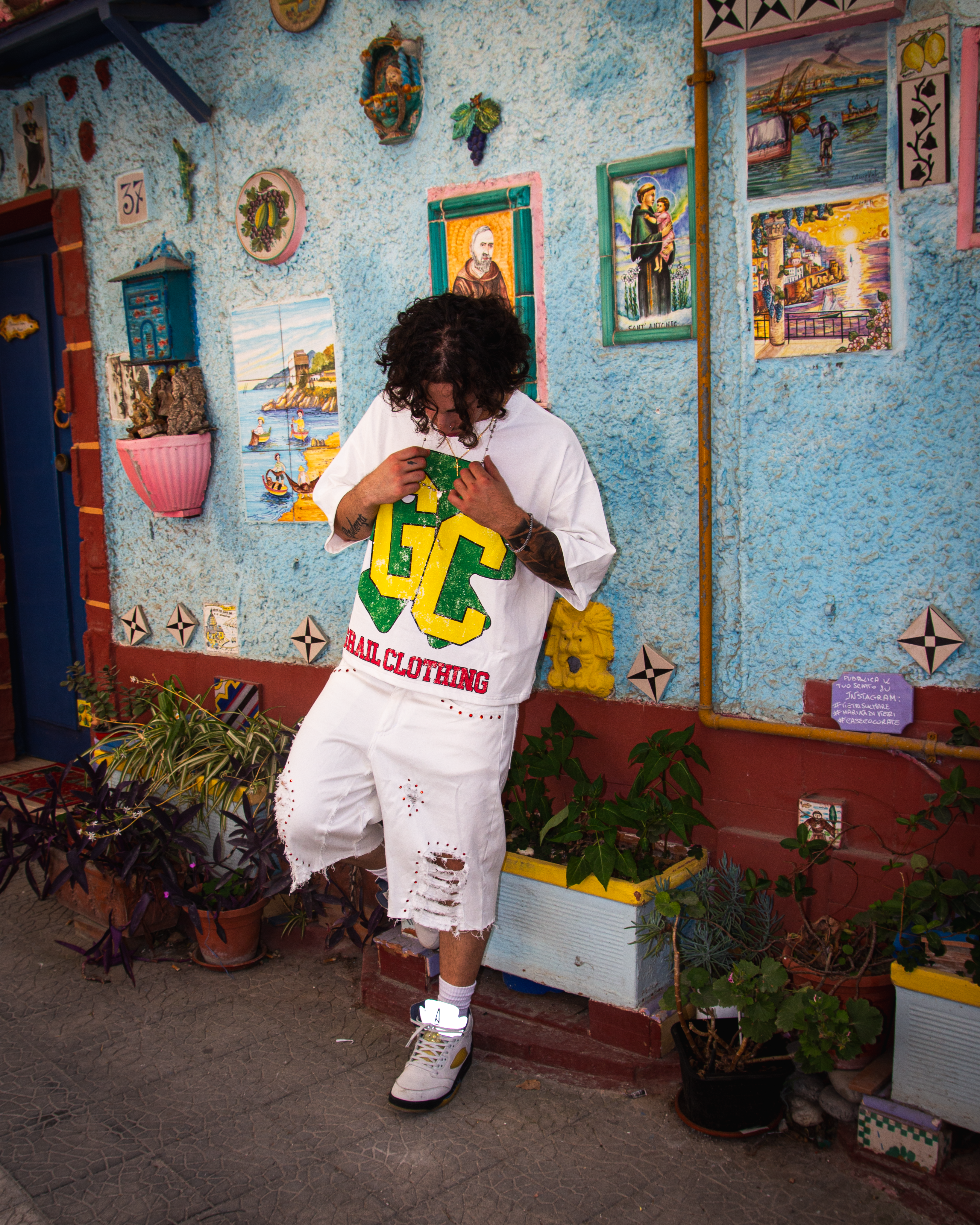 LUCKY STEPPER BOXY TEE