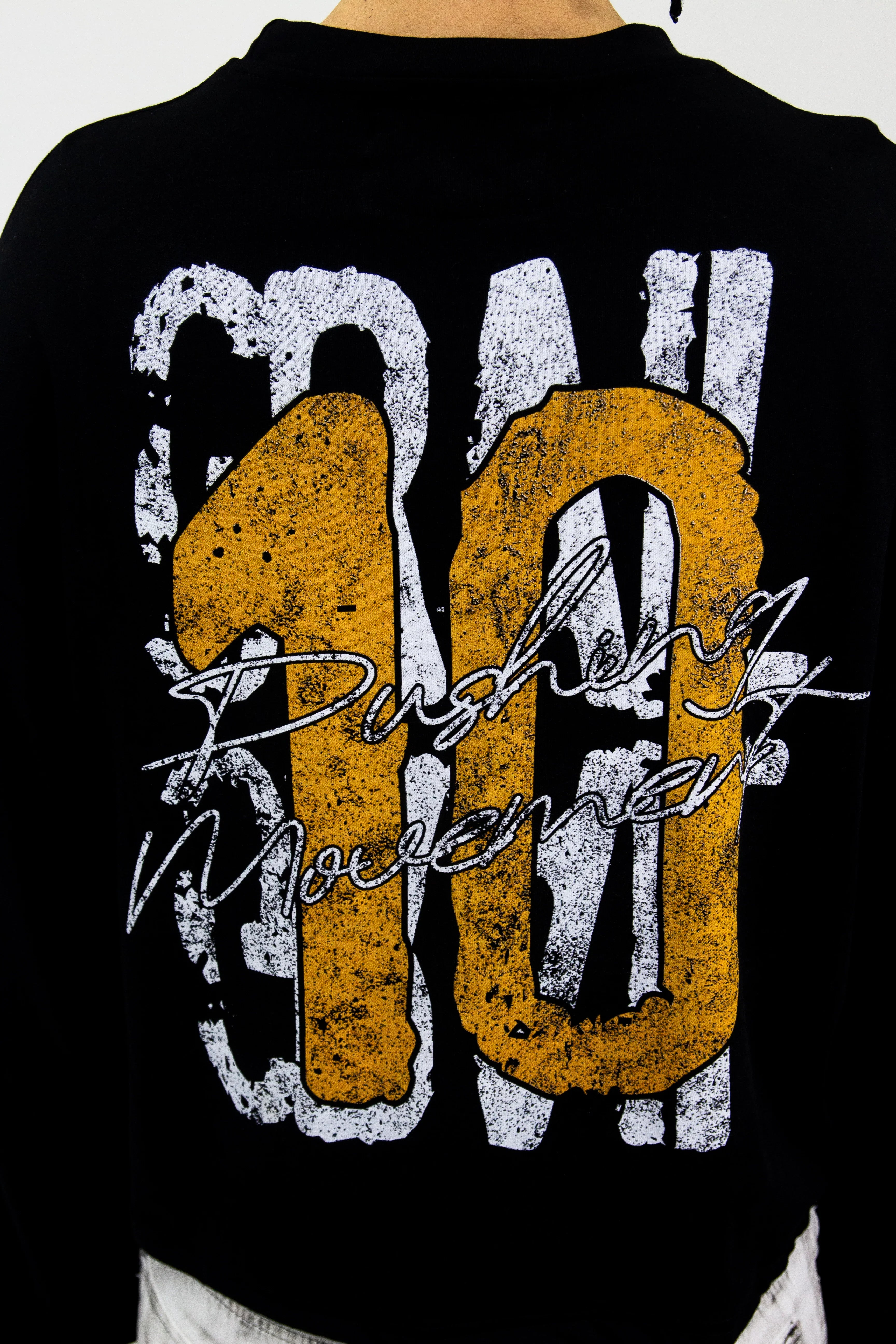 PUSHING MOVEMENT GRAPHIC FLARED LONGSLEEVE