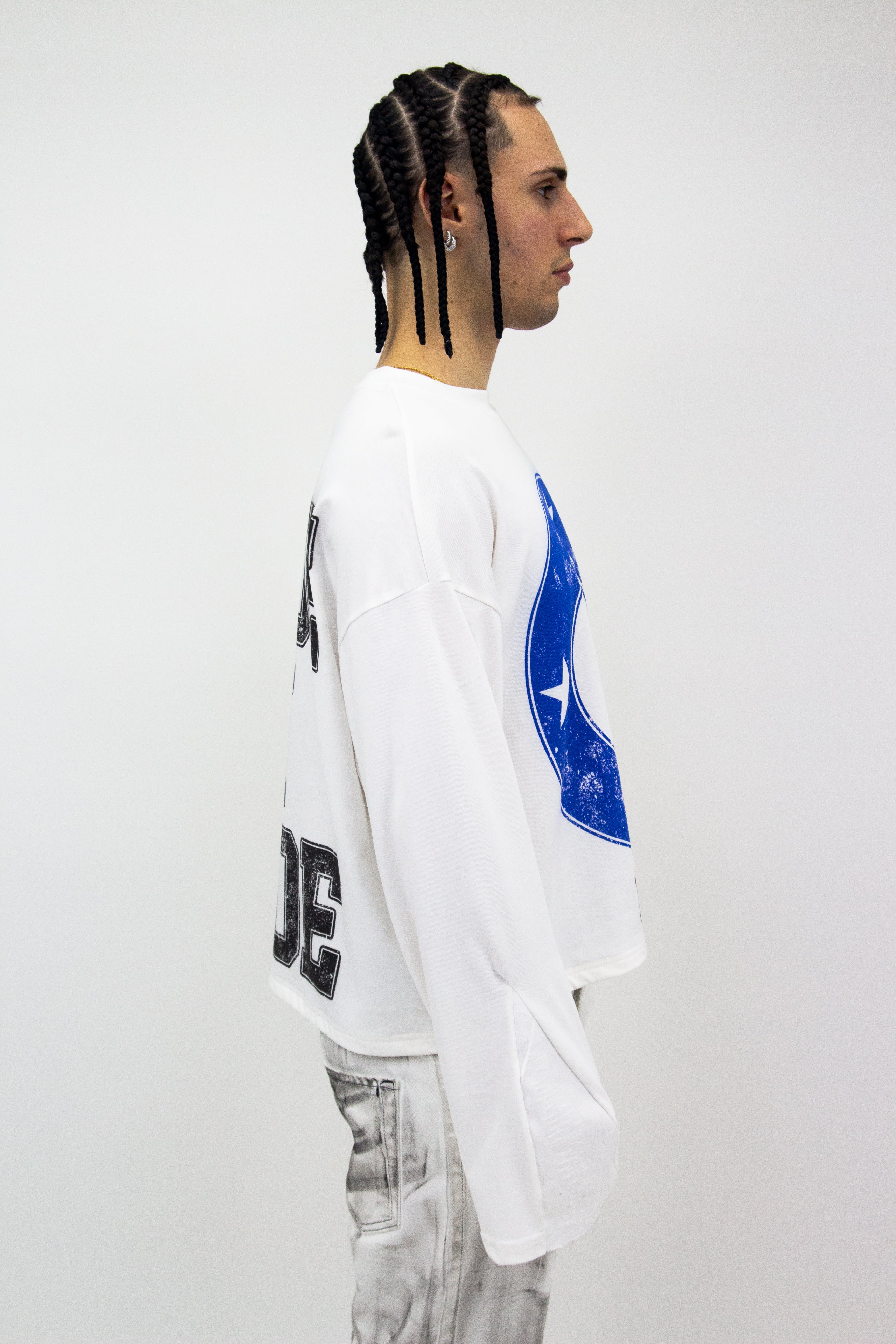 G 4 STAR GRAPHIC FLARED LONGSLEEVE
