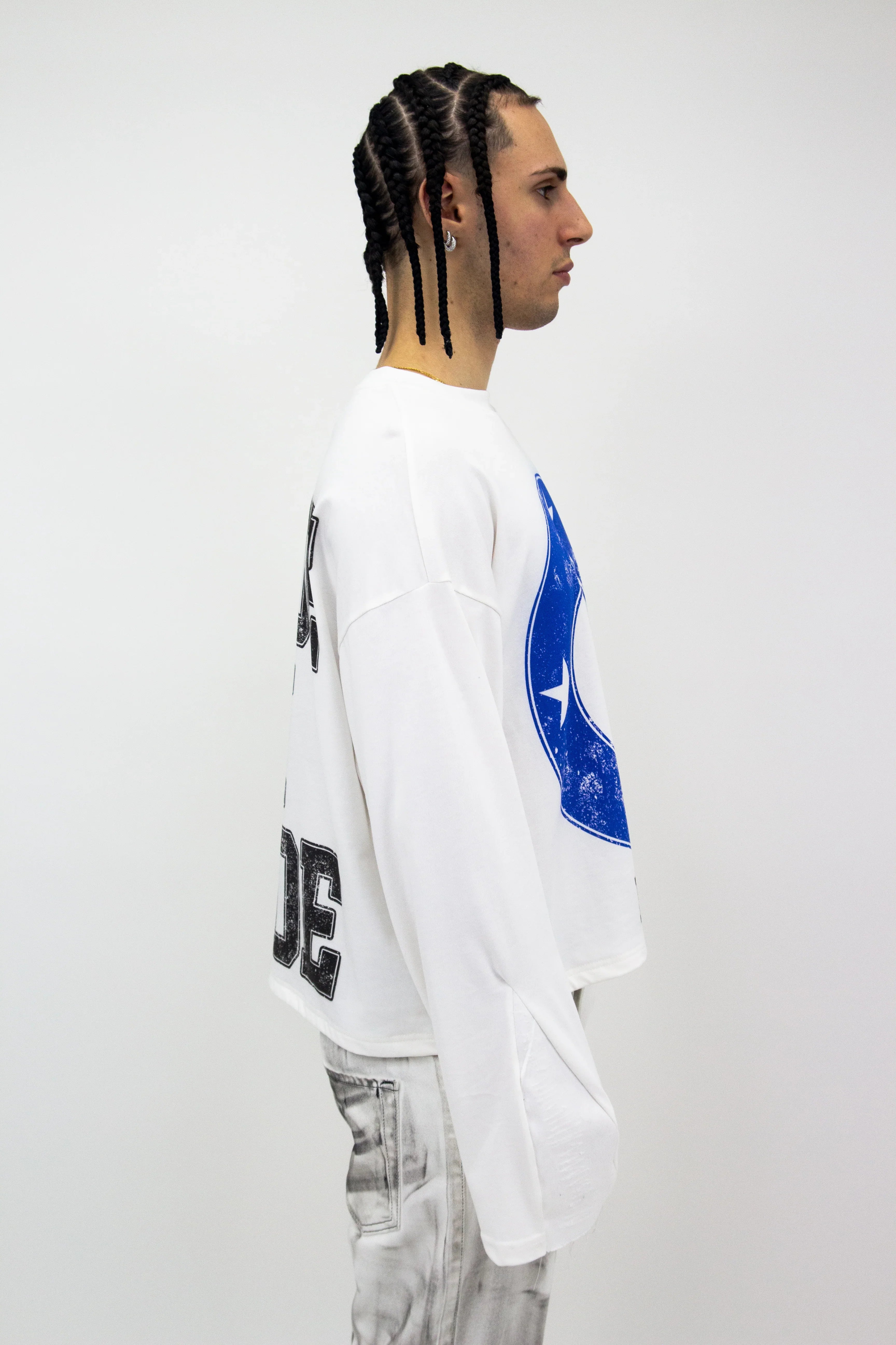 G 4 STAR GRAPHIC FLARED LONGSLEEVE