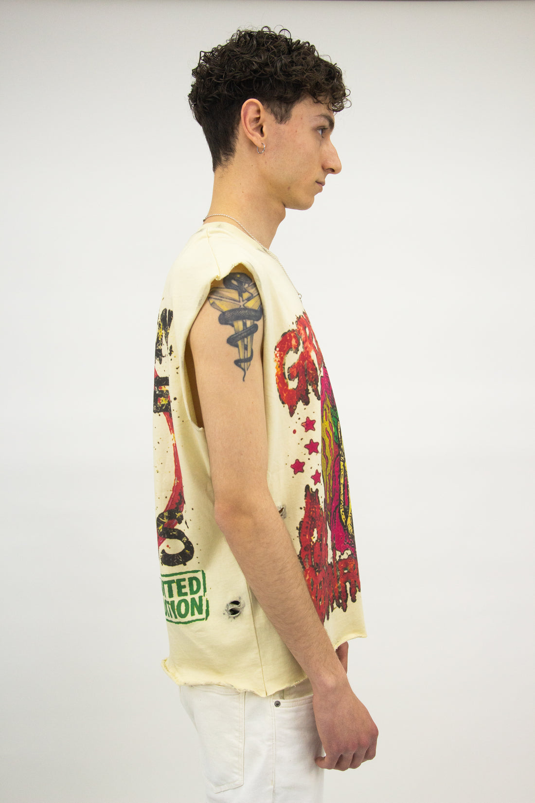 GRAIL BURNED SKULL RIPPED TANK