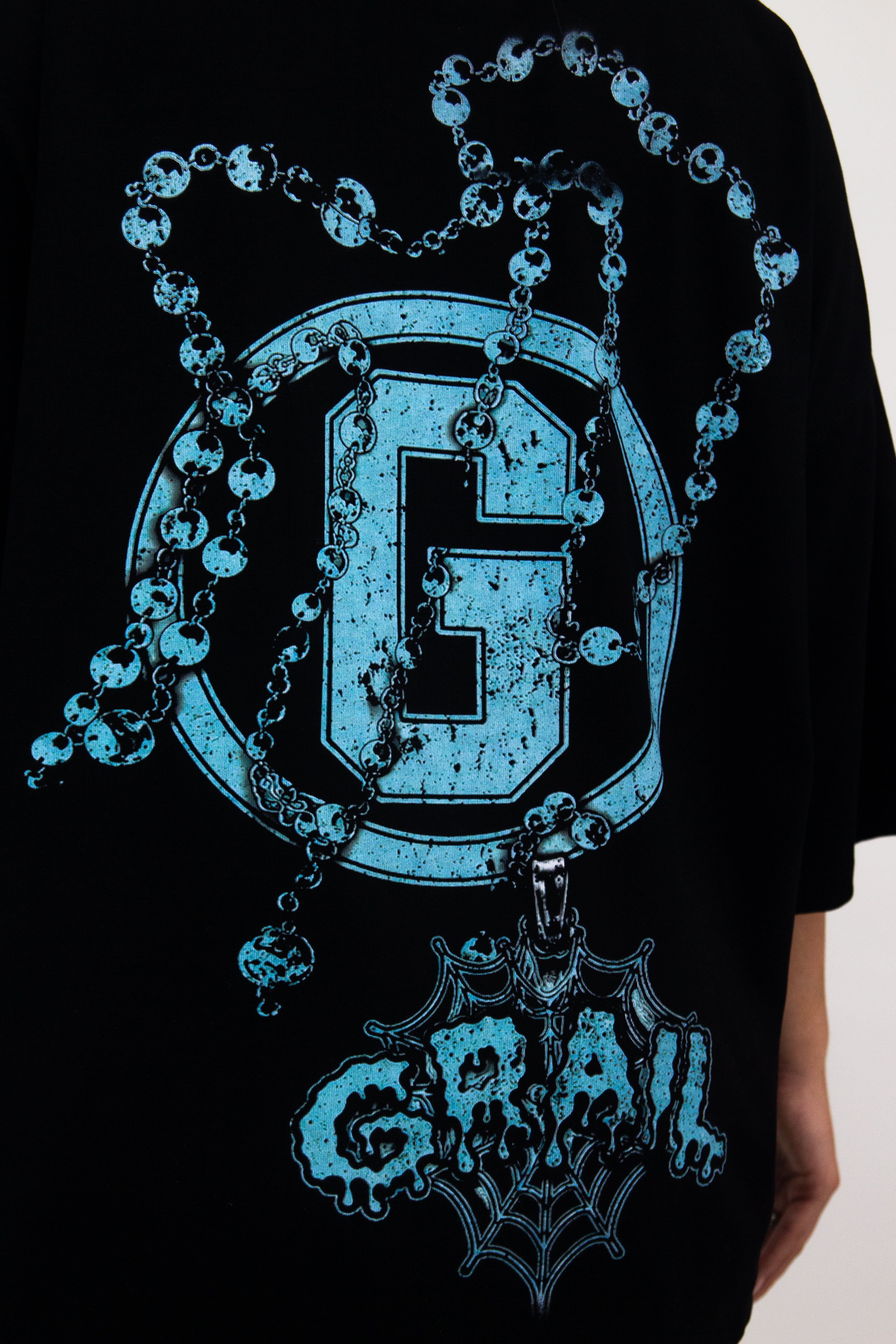 GRAIL TIFFANY CHAIN BOXY TEE