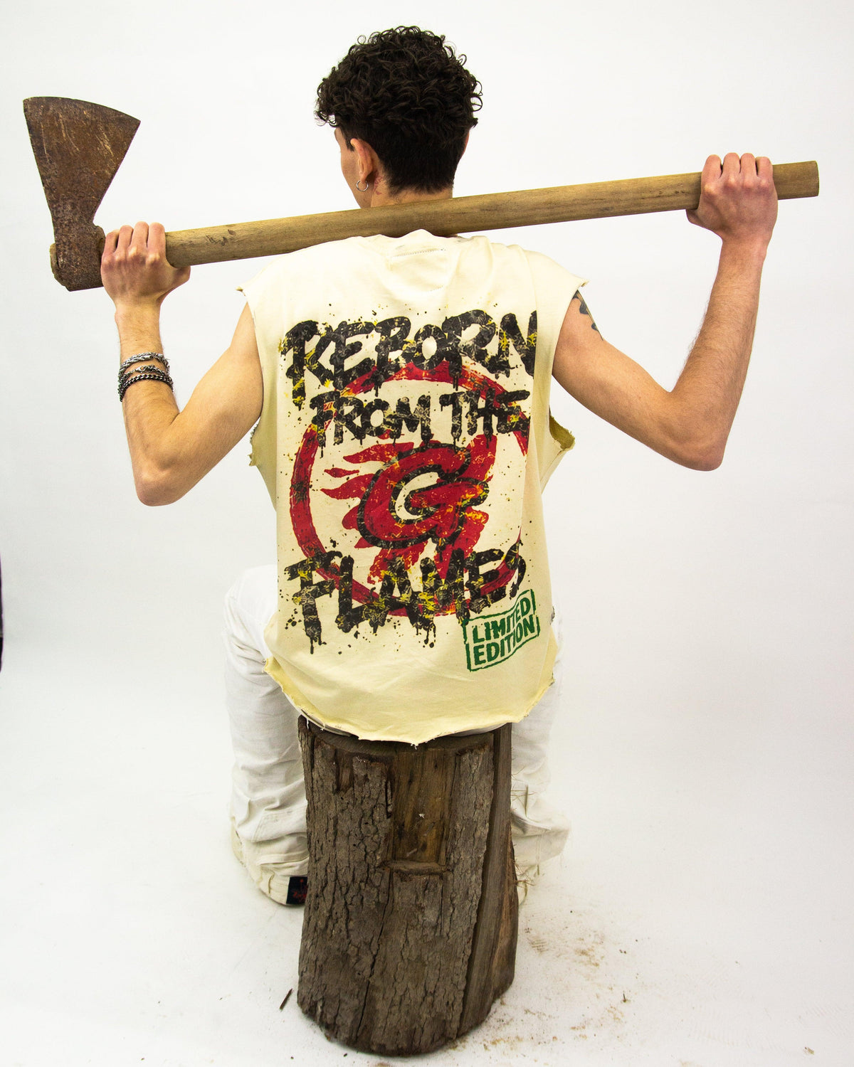 GRAIL BURNED SKULL RIPPED TANK