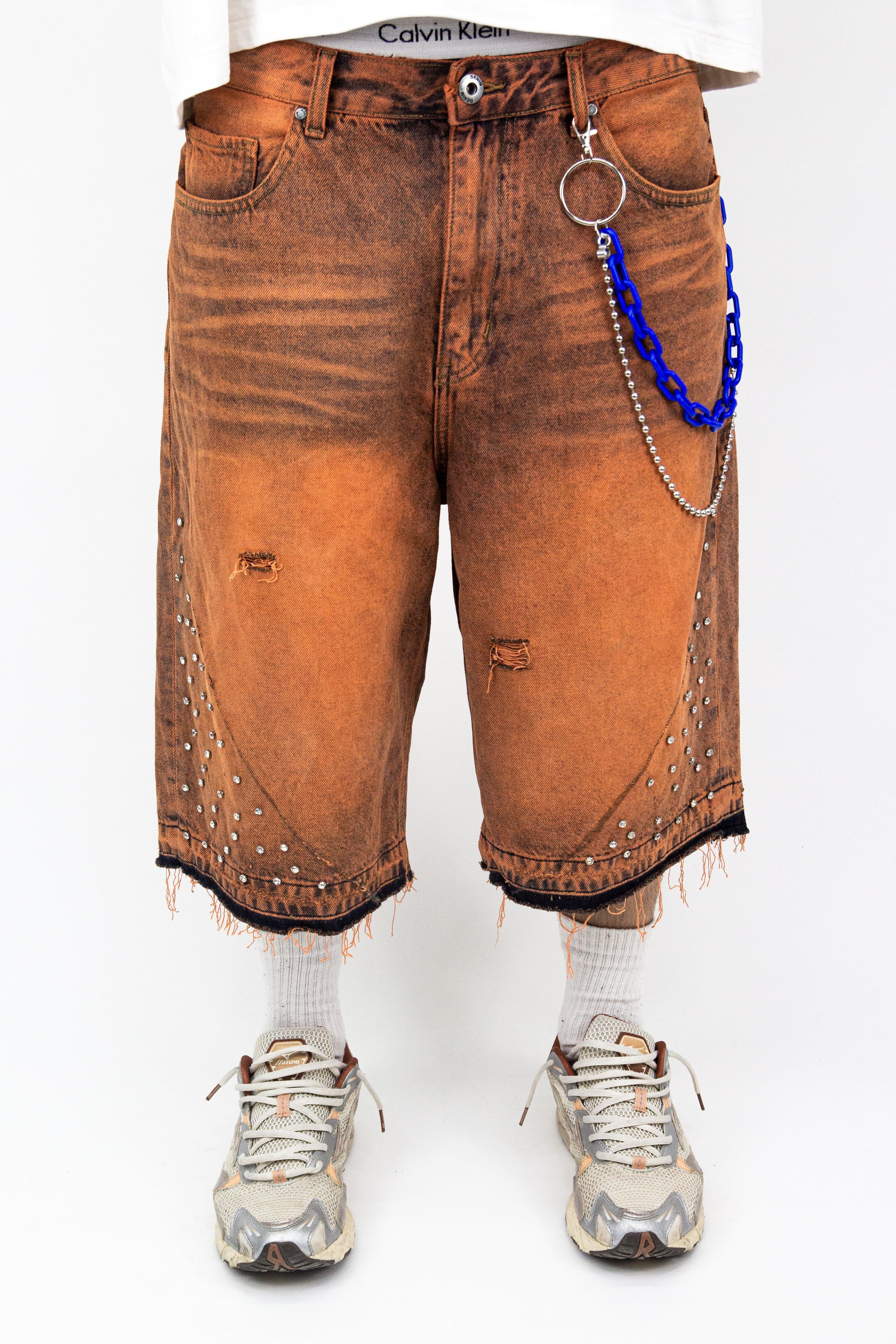 WASHED RUST FADE JORTS
