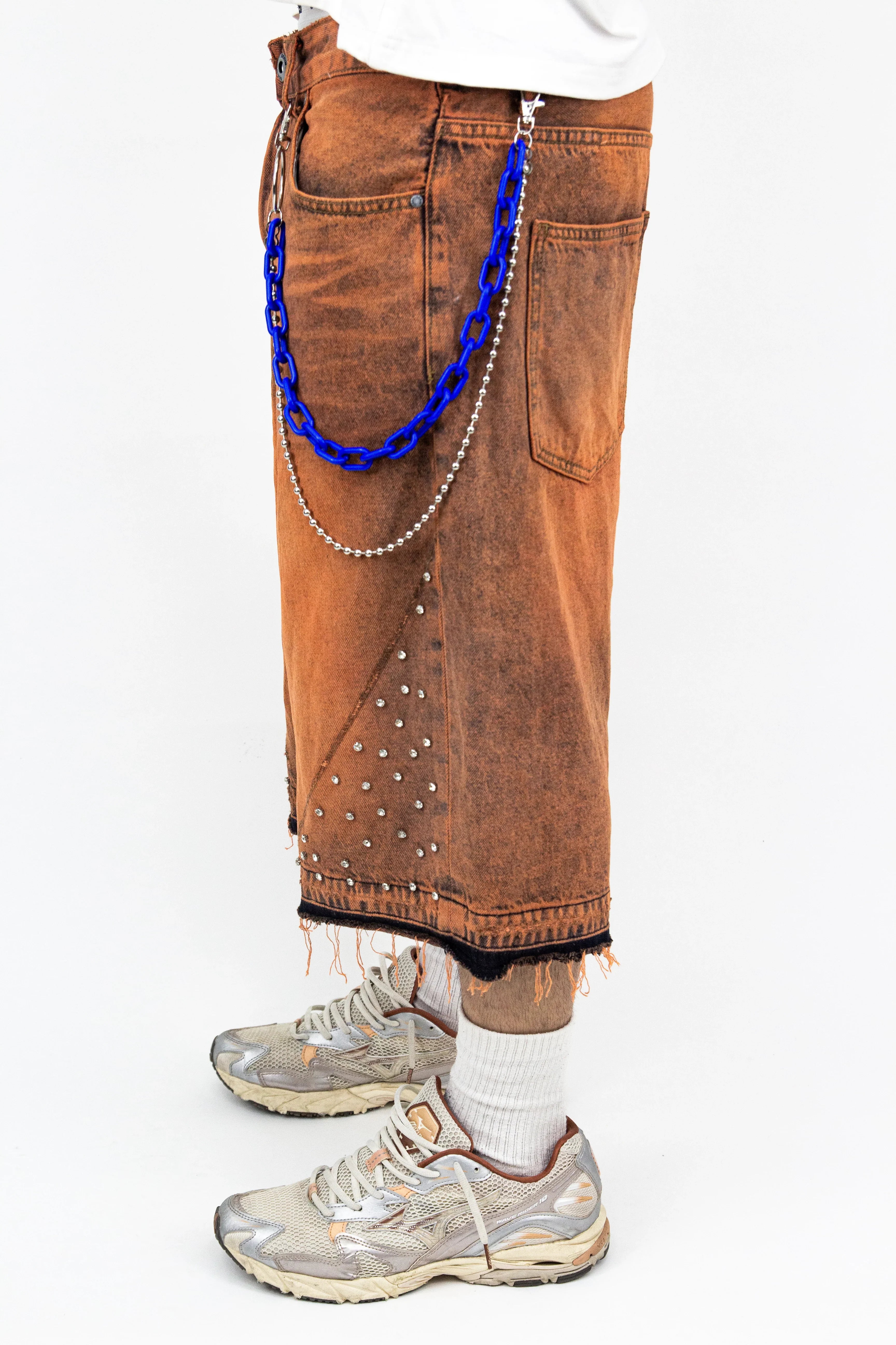 WASHED RUST FADE JORTS