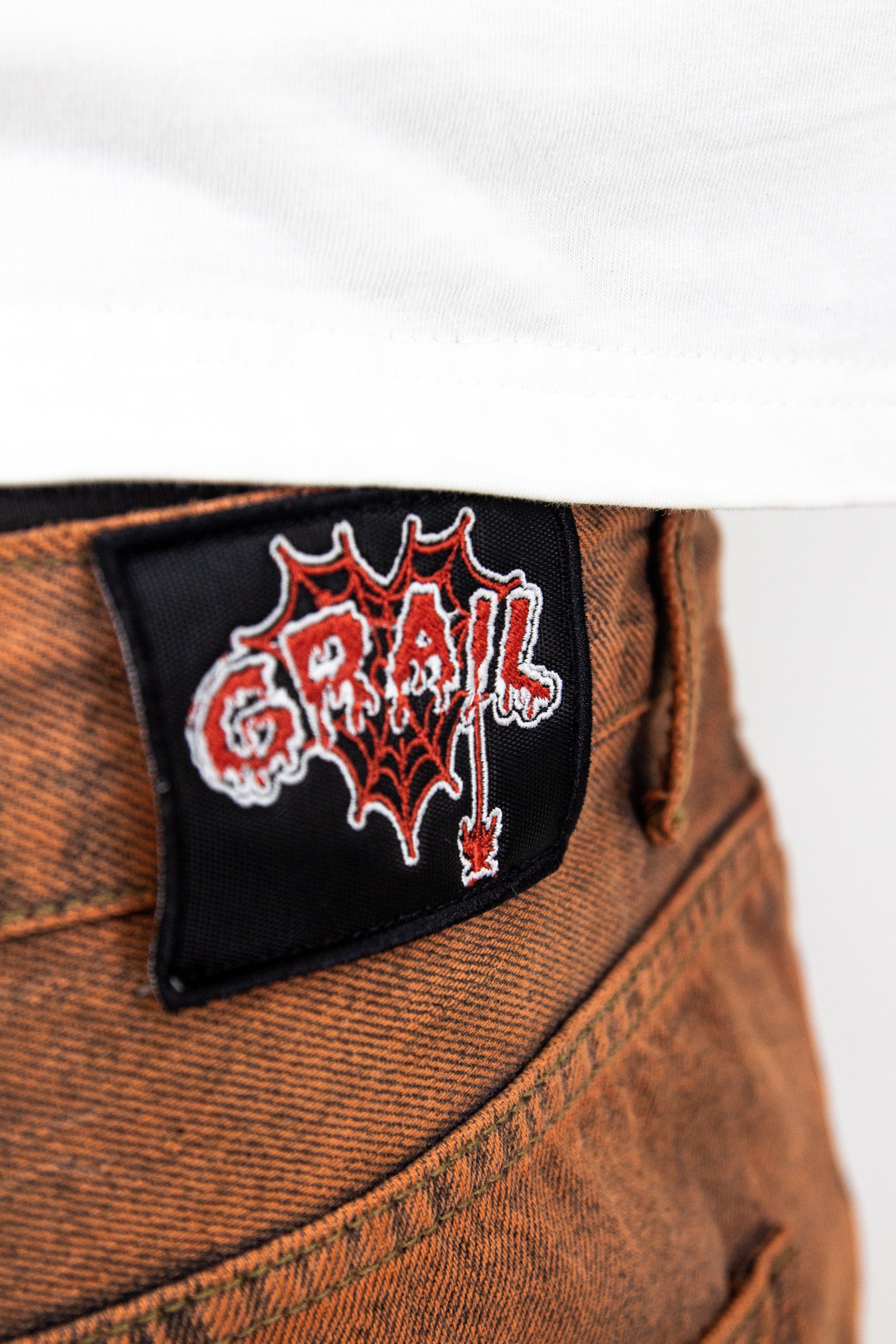 WASHED RUST FADE JORTS