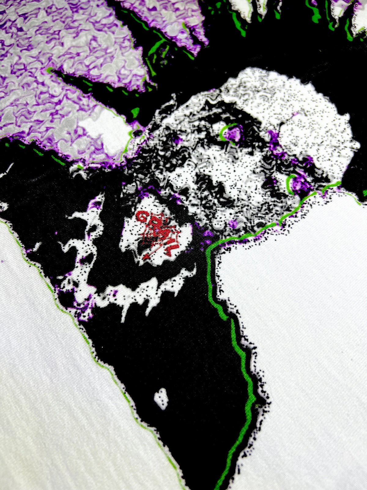 PUNK MESSY WHITE TEE