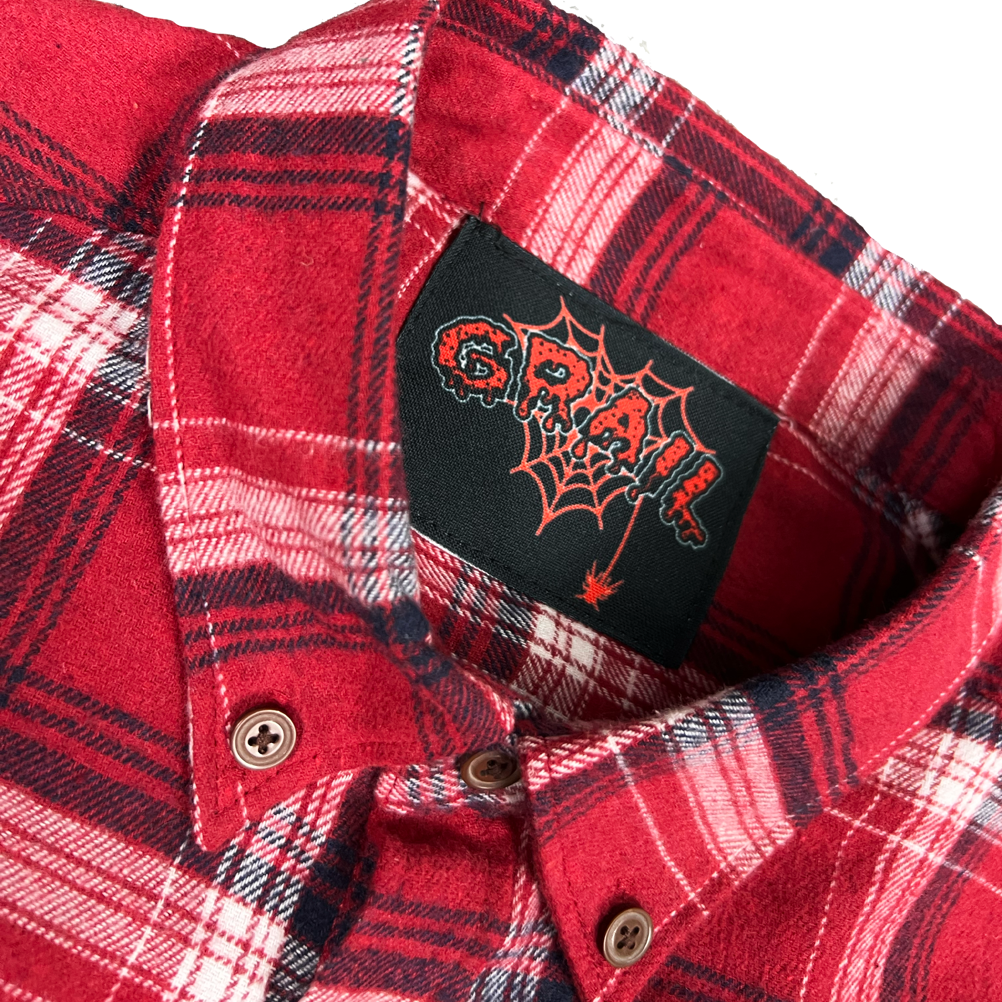 CHECKED FLANEL SHIRT " FLAME EDITION "