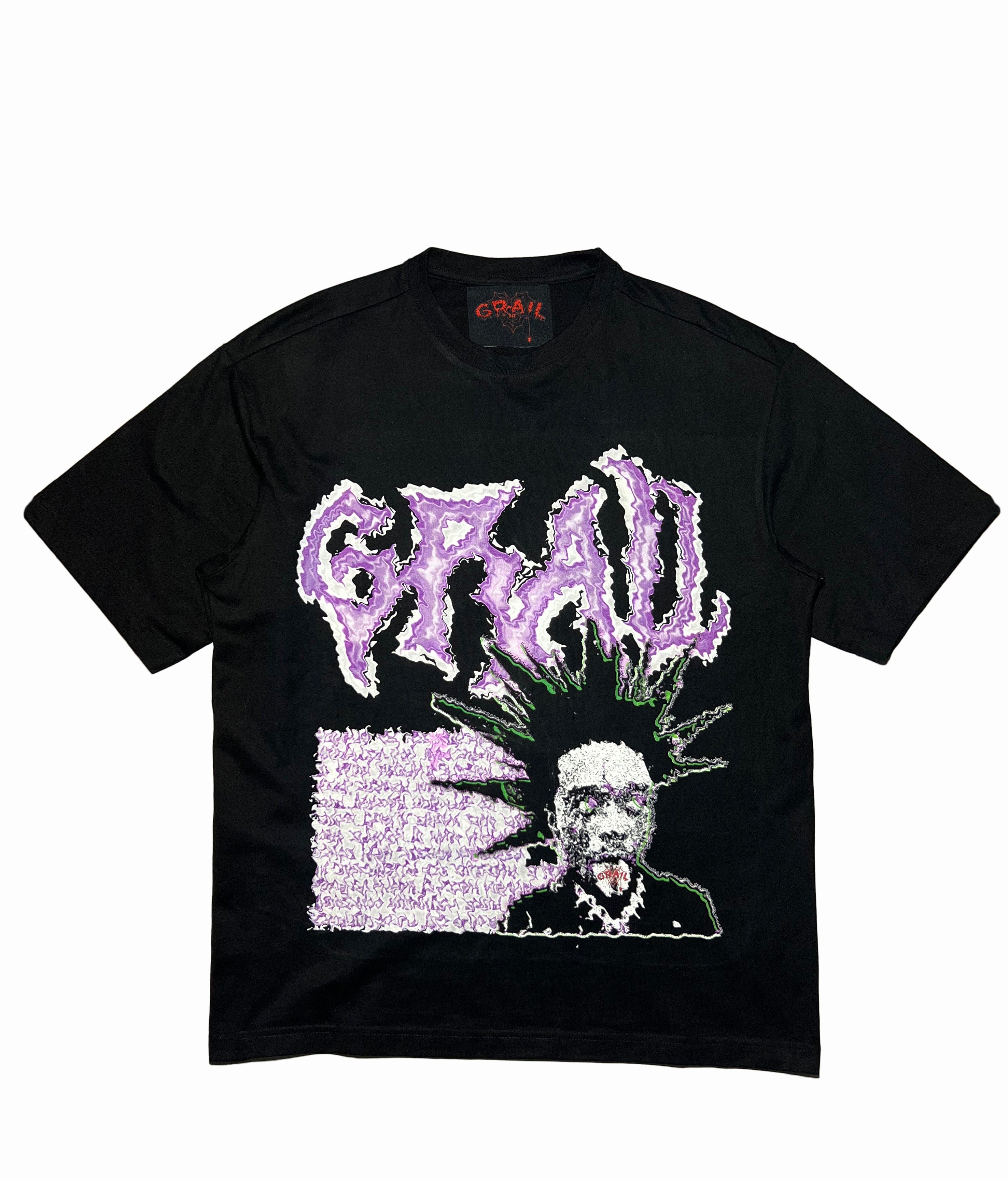 PUNK MESSY BLACK TEE