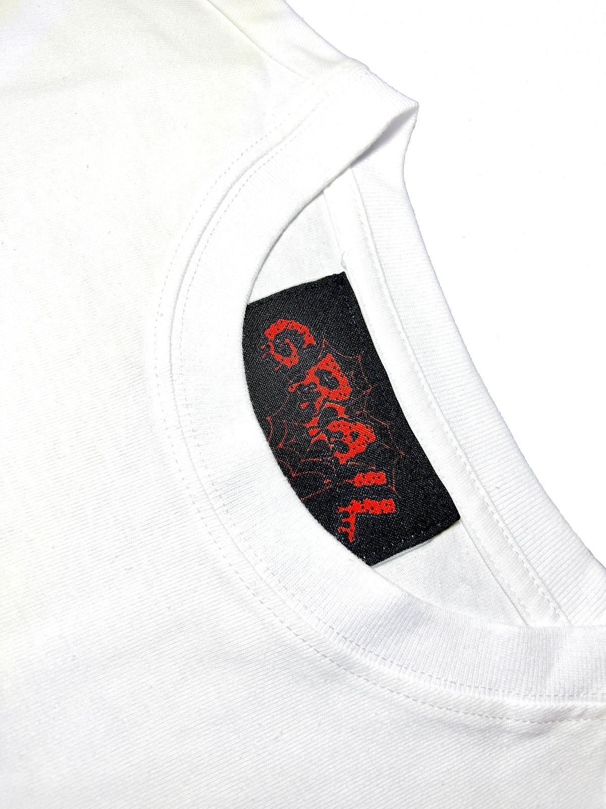 PUNK MESSY WHITE TEE