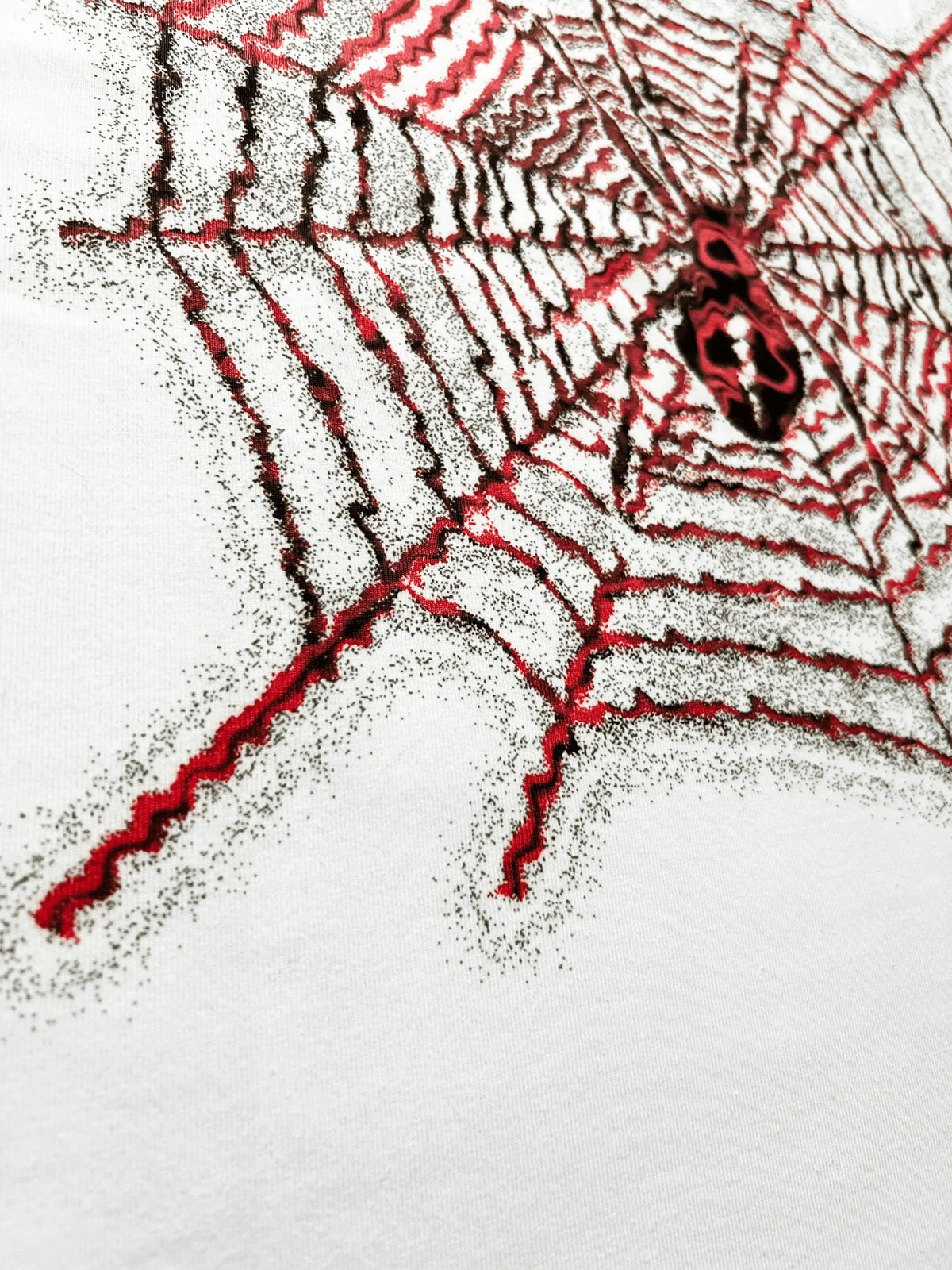 SPIDER SCRAWLED WHITE TEE