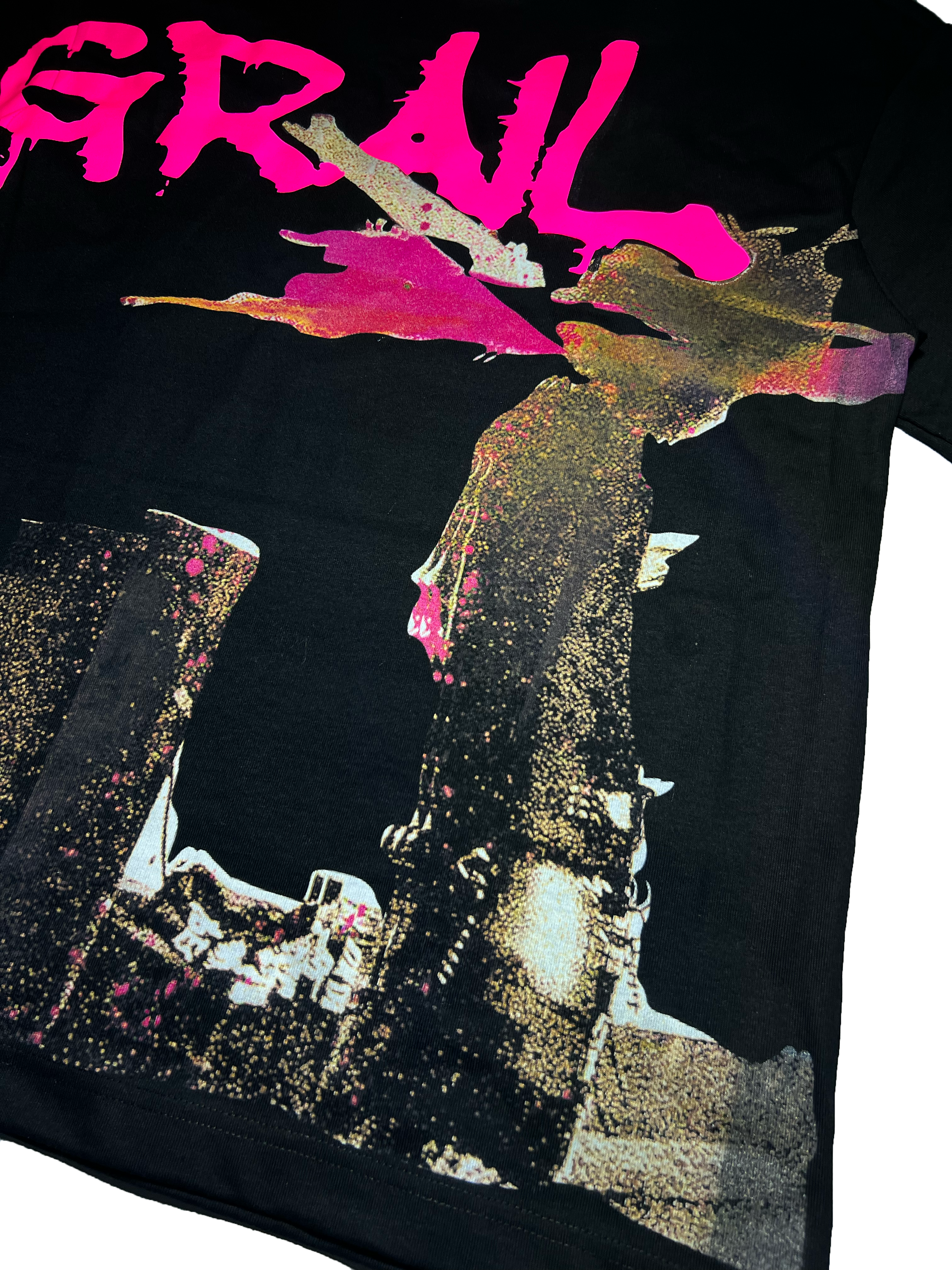 NEON THRILL BLACK TEE