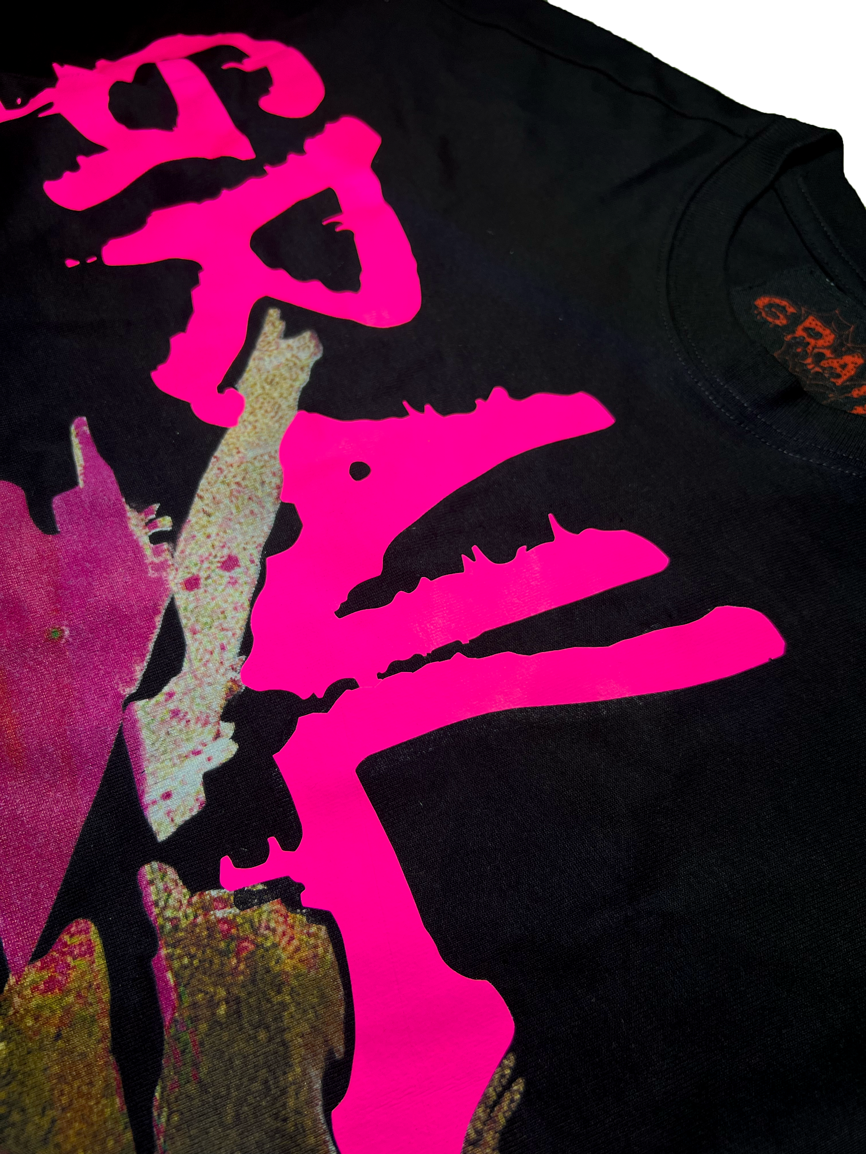 NEON THRILL BLACK TEE