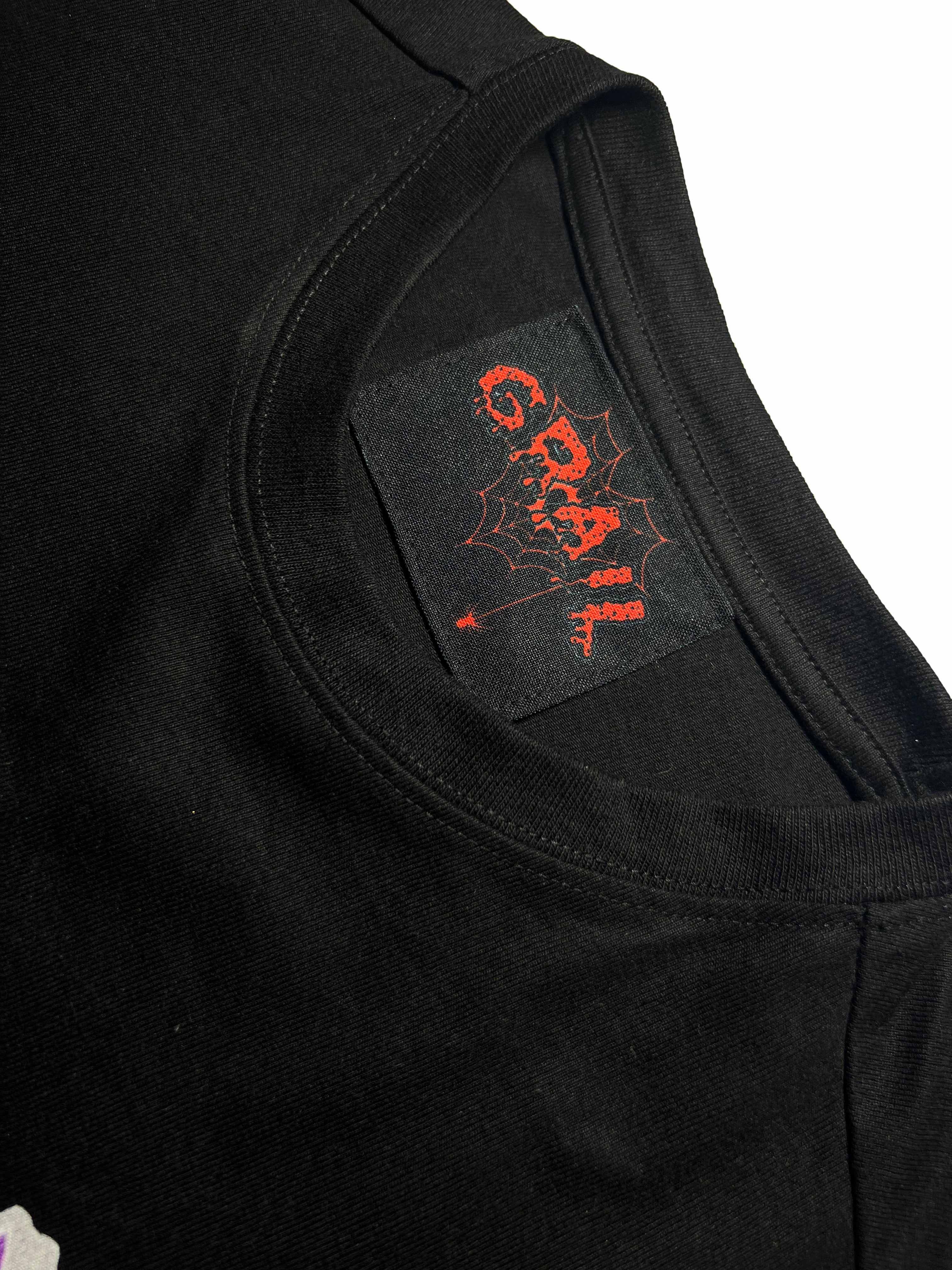 PUNK MESSY BLACK TEE