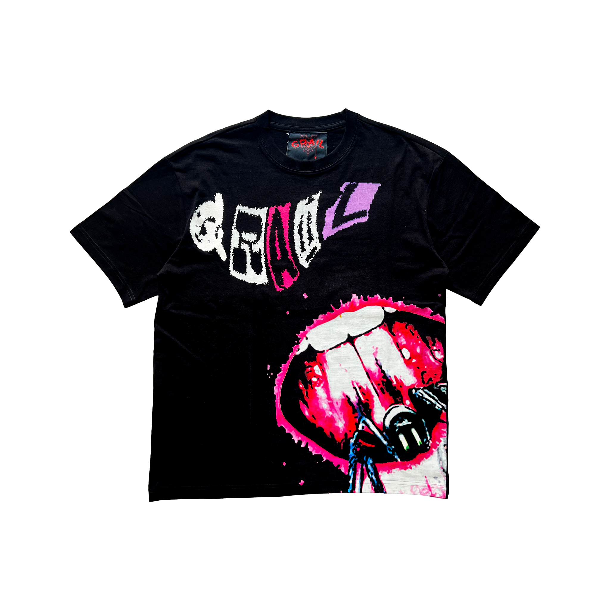 GRAIL MAGAZINE BLACK TEE