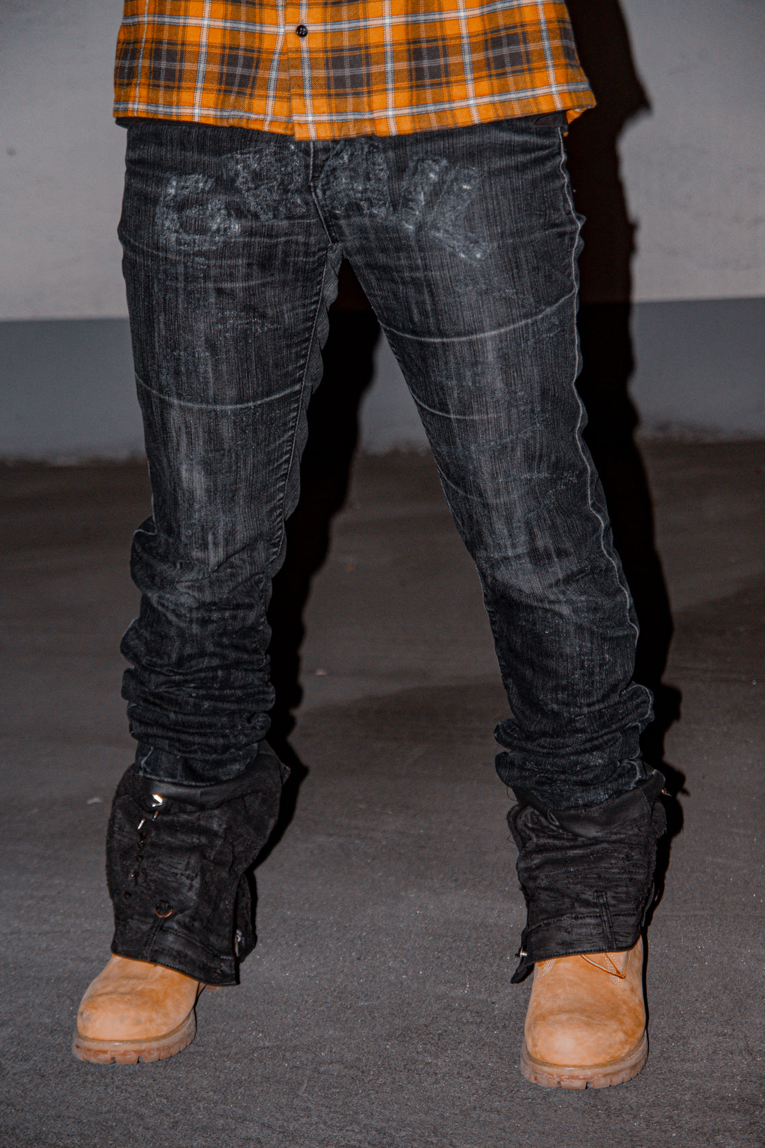 DENIM INVERSÉ NOIR MÉTAL