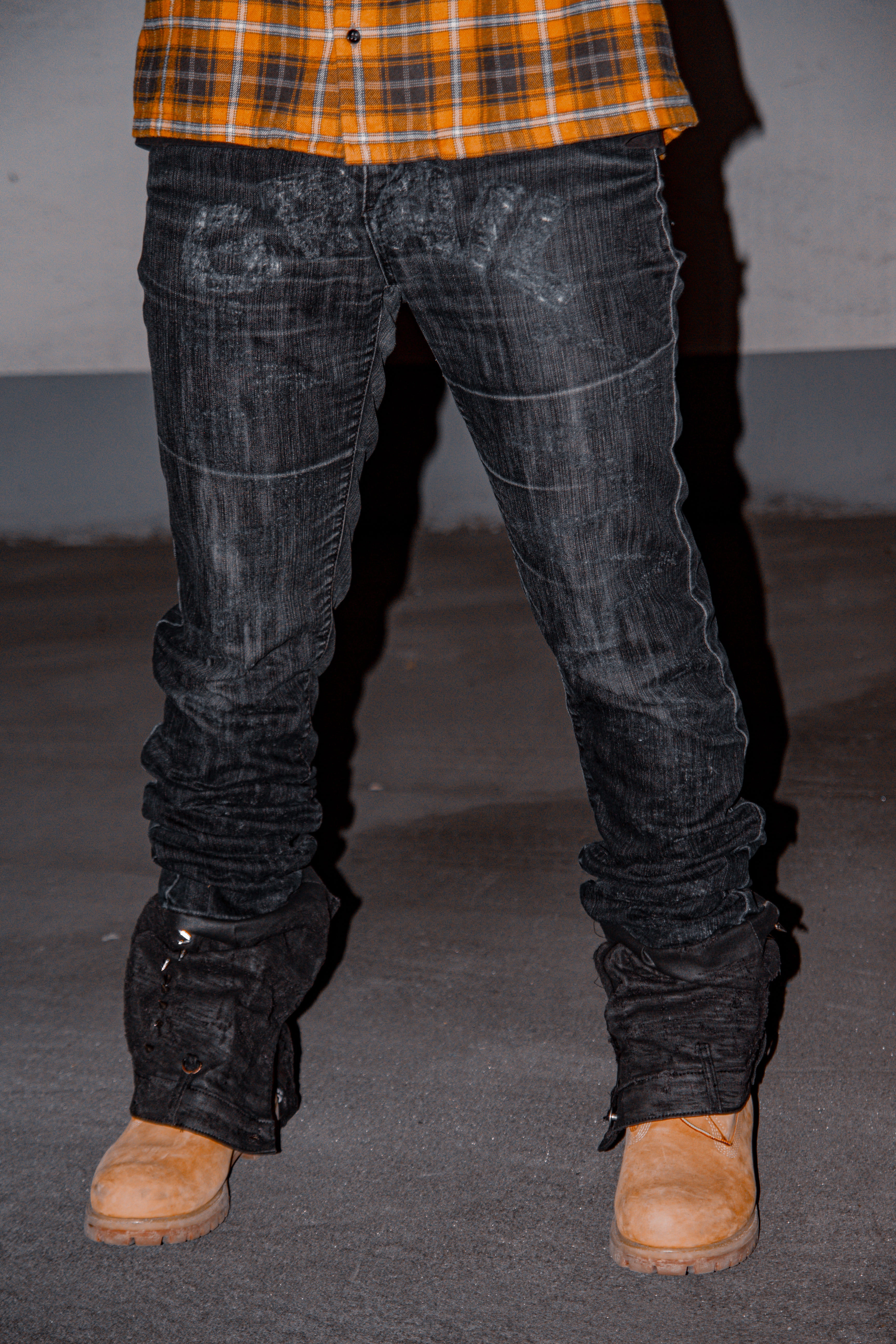 DENIM INVERSÉ NOIR MÉTAL
