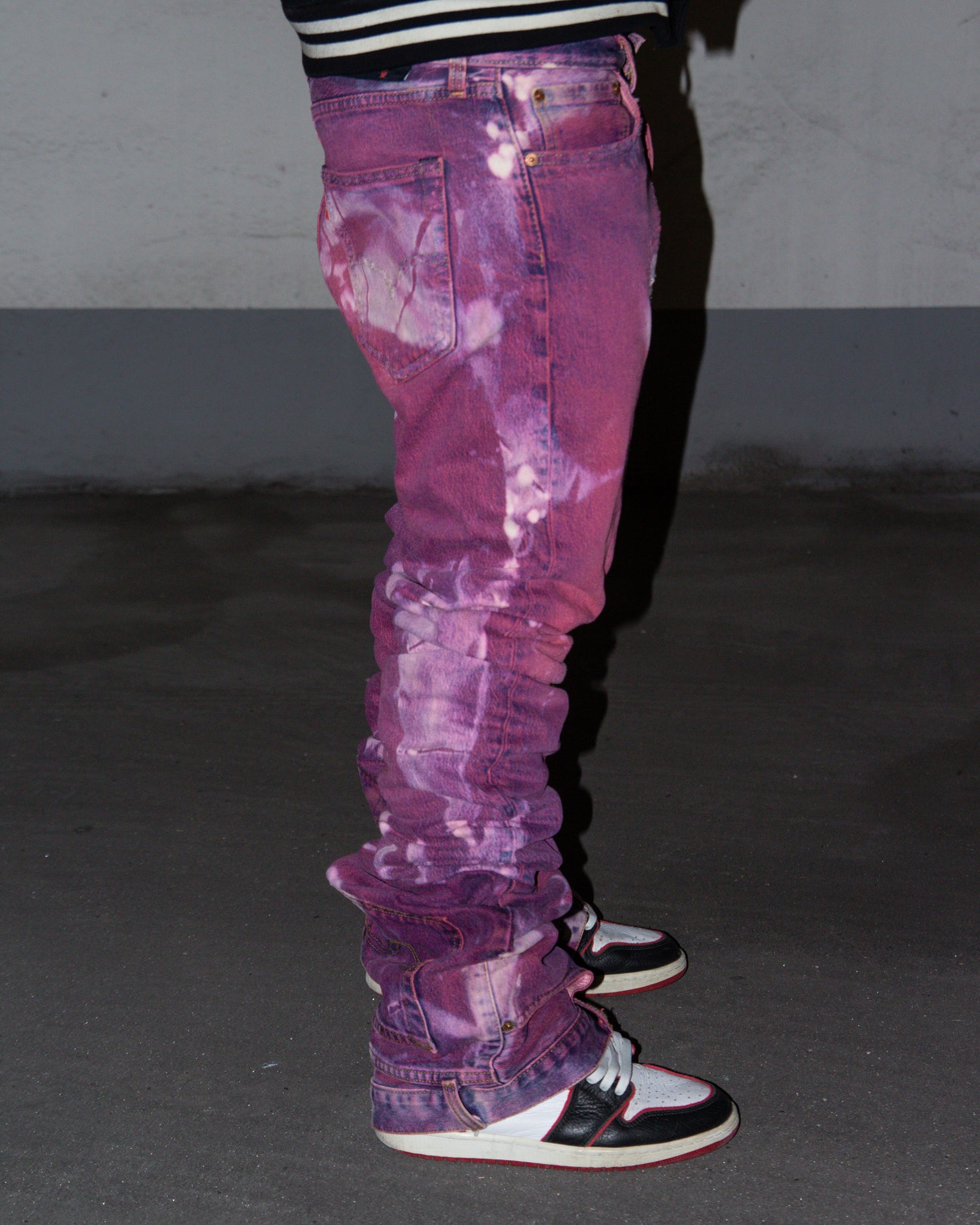 DENIM INVERSE DÉLAVÉ VIOLET
