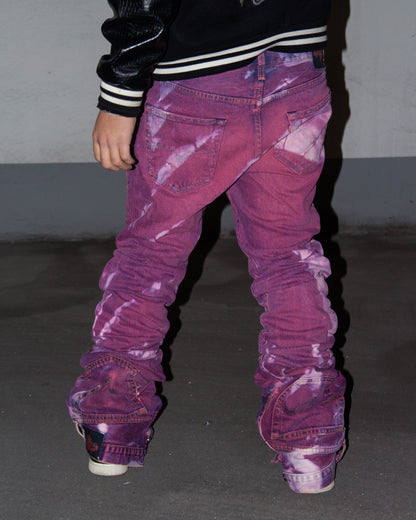 DENIM INVERSE DÉLAVÉ VIOLET